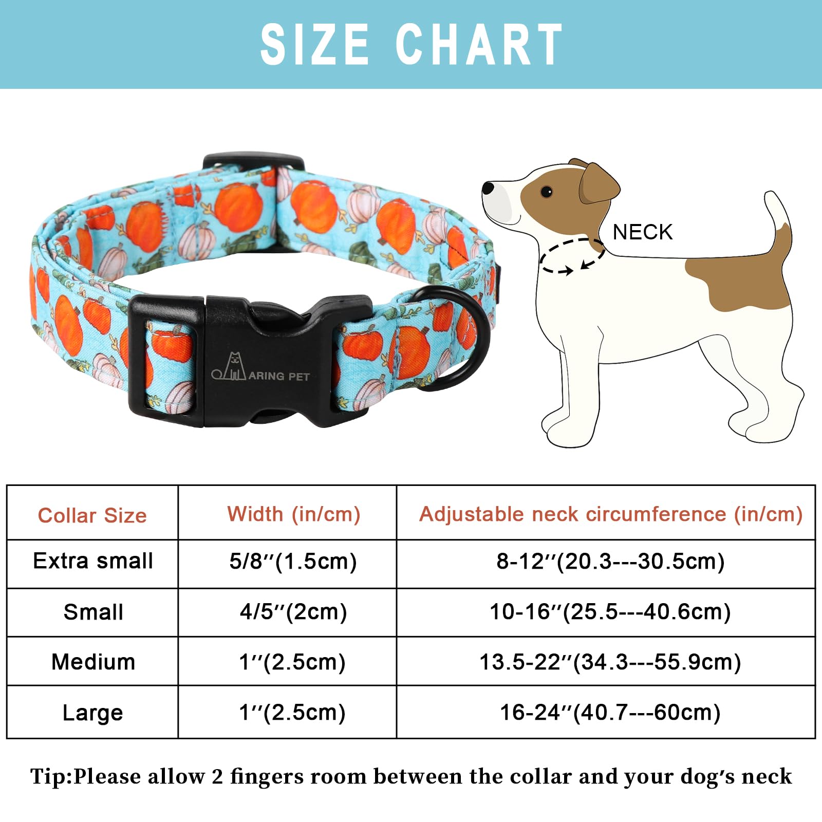 Aring Pet Halloween Dog Collar-Cotton Pumpkin Dog Collars, Adjustable Lightweight Pet Collar Puppy Collars With Quick Release Buckle For Girl&Boy Dogs