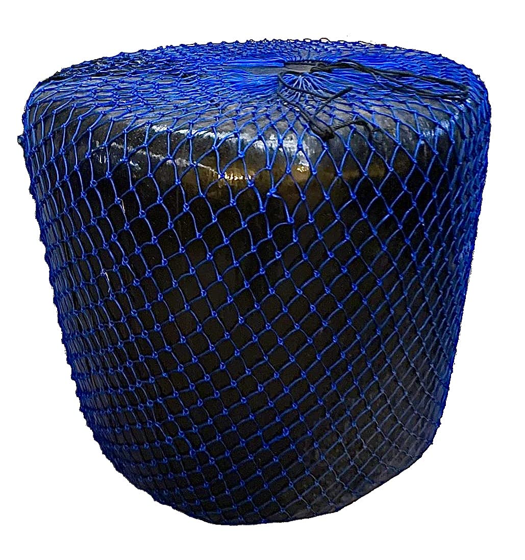 Large Round Bale Net Field Haynet 2' Holes Slower Feed Hay Net Size 5Ft X 4Ft