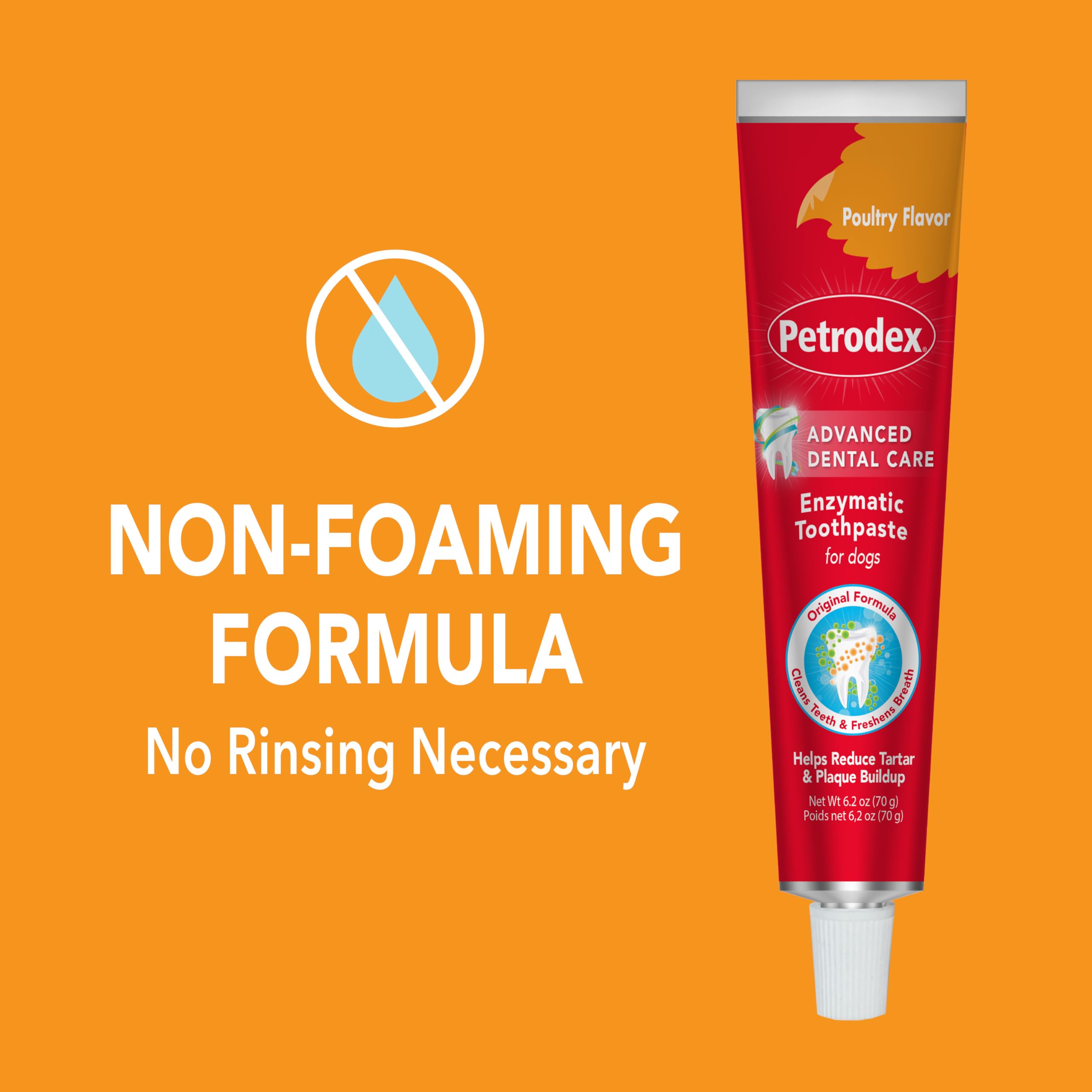 Petrodex Toothpaste for Dogs and Puppies, Cleans Teeth and Fights Bad Breath, Reduces Plaque and Tartar Formation, Enzymatic Too