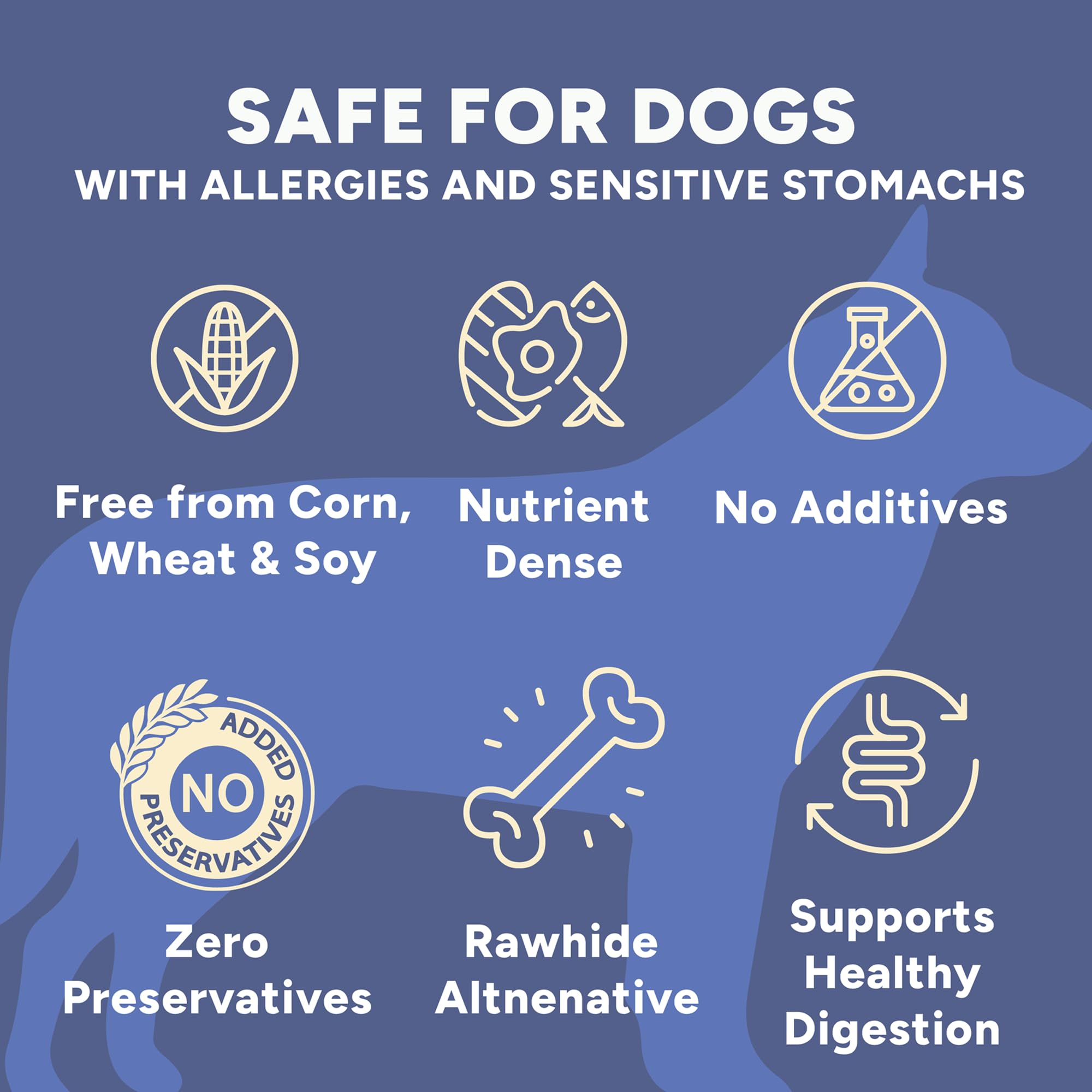 Gaines Family Farmstead Sweet Potato & Pumpkin Dog Bones - 40 oz, Natural, Grain-Free Dog Treats for Digestive Health & Immunity