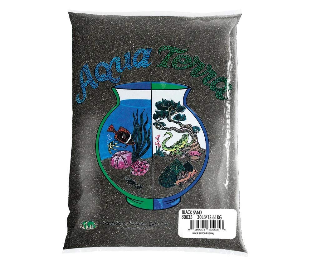 Aqua Terra Green Aquarium Sand, 5 Lbs - Premium Fish Tank Sand, Decorative Substrate, Ideal Fish Tank Accessories, Natural Coated Sand For Decorative Tanks