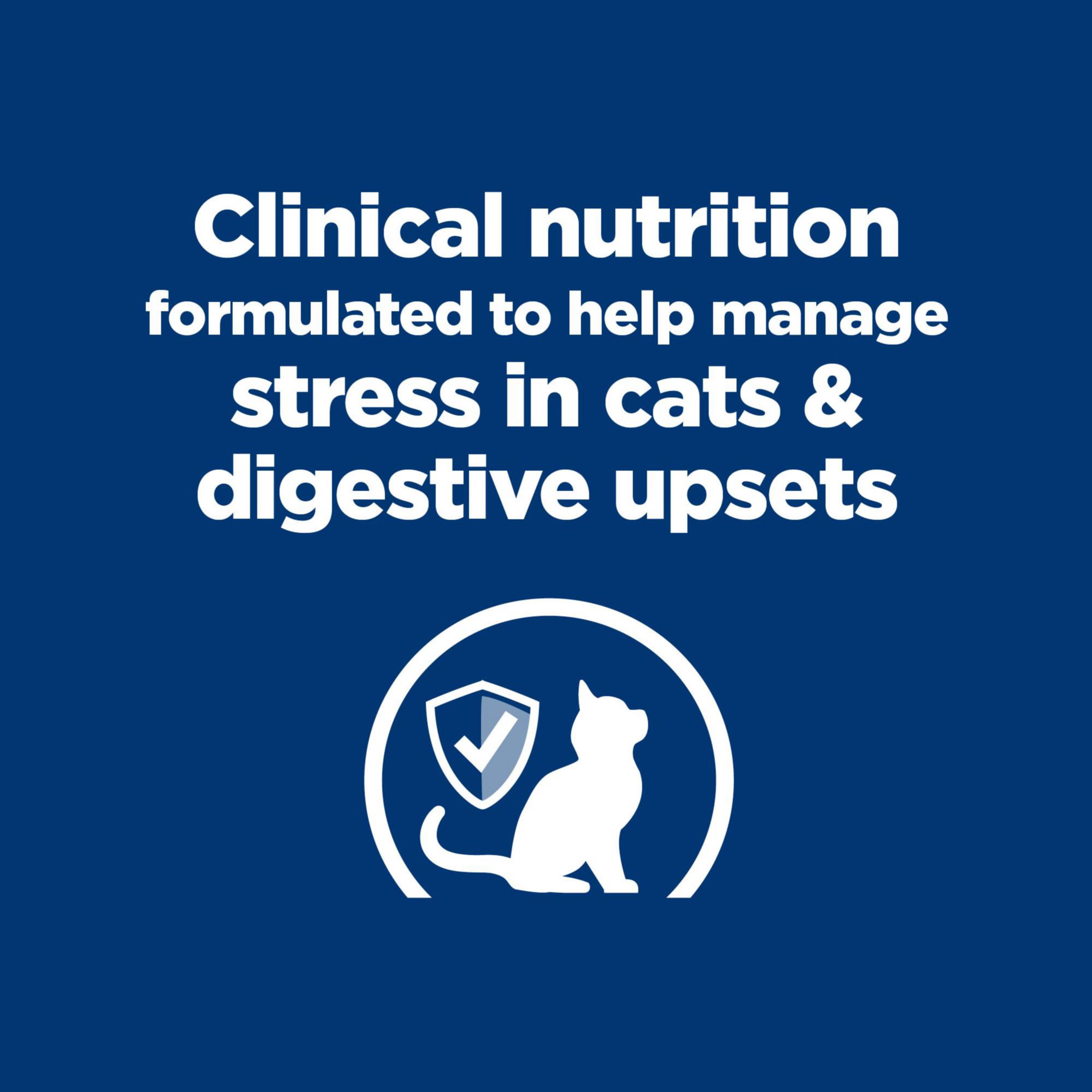 Hills Prescription Diet Gastrointestinal Biome Digestive/Fiber Care with Chicken Dry Cat Food, Veterinary Diet, 4 lb. Bag