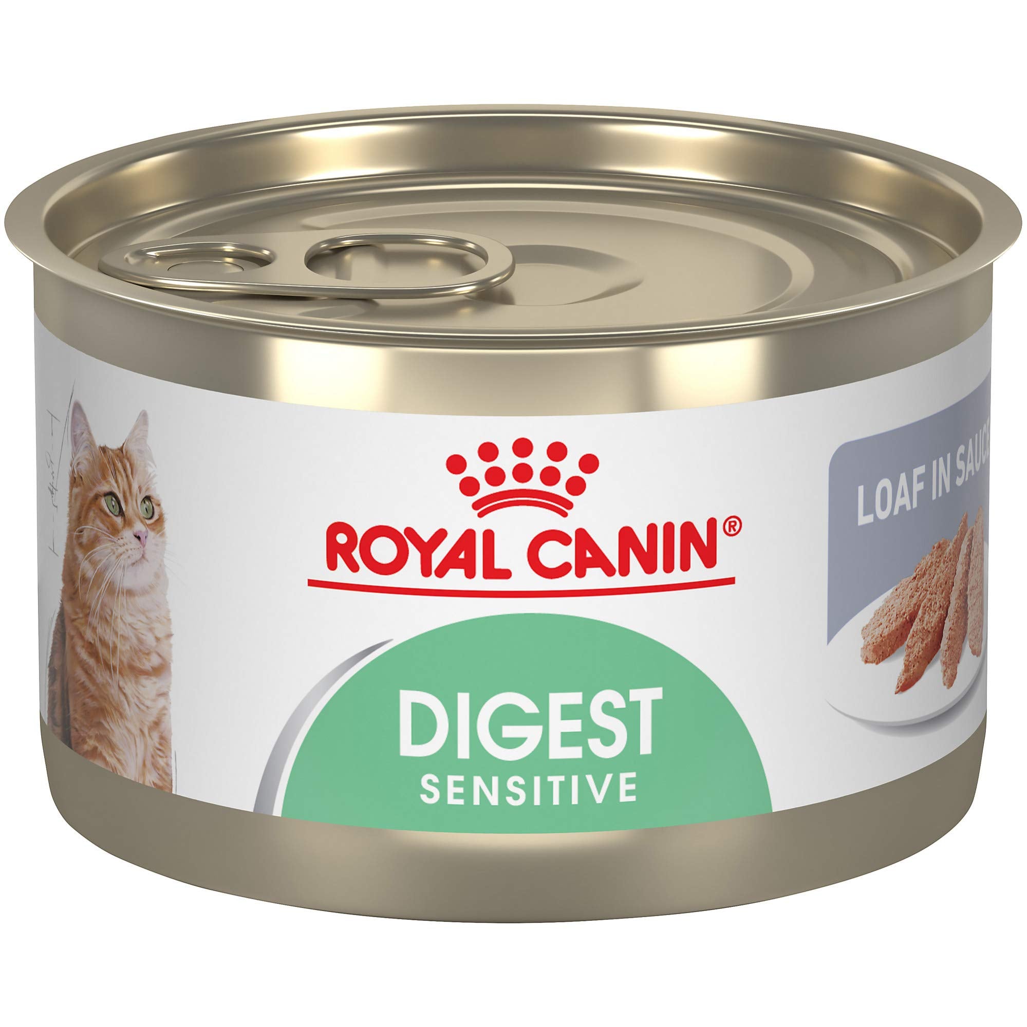 Royal Canin Feline Care Nutrition Digestive Care Loaf in Sauce Canned Cat Food, 5.1 oz can (24-count)