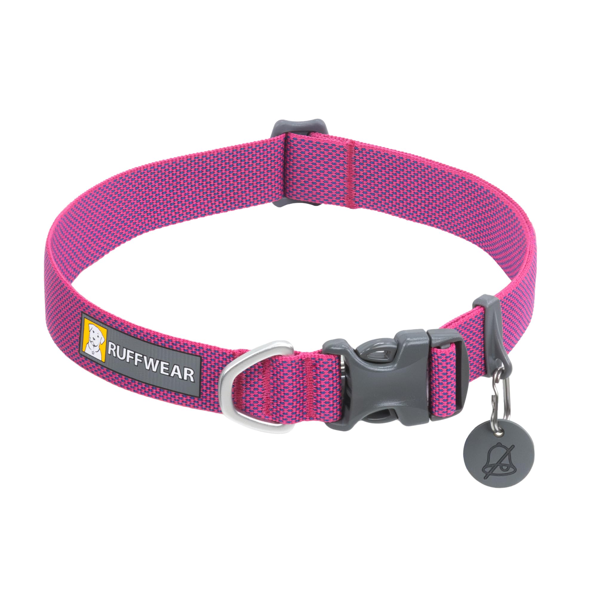 Ruffwear, Hi & Light Dog Collar, Minimal And Ultralight Collar For Everyday Walks And Runs, Alpenglow Pink, 9-11