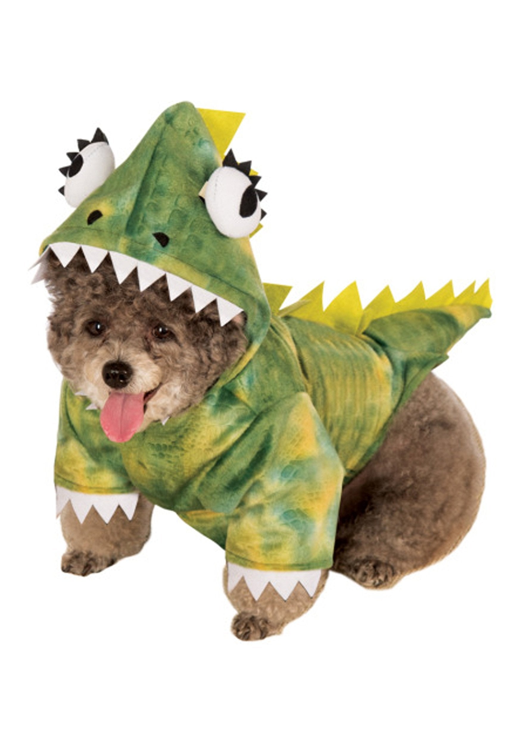 Rubie'S Green Dinosaur Hoodie Pet Costume, Large
