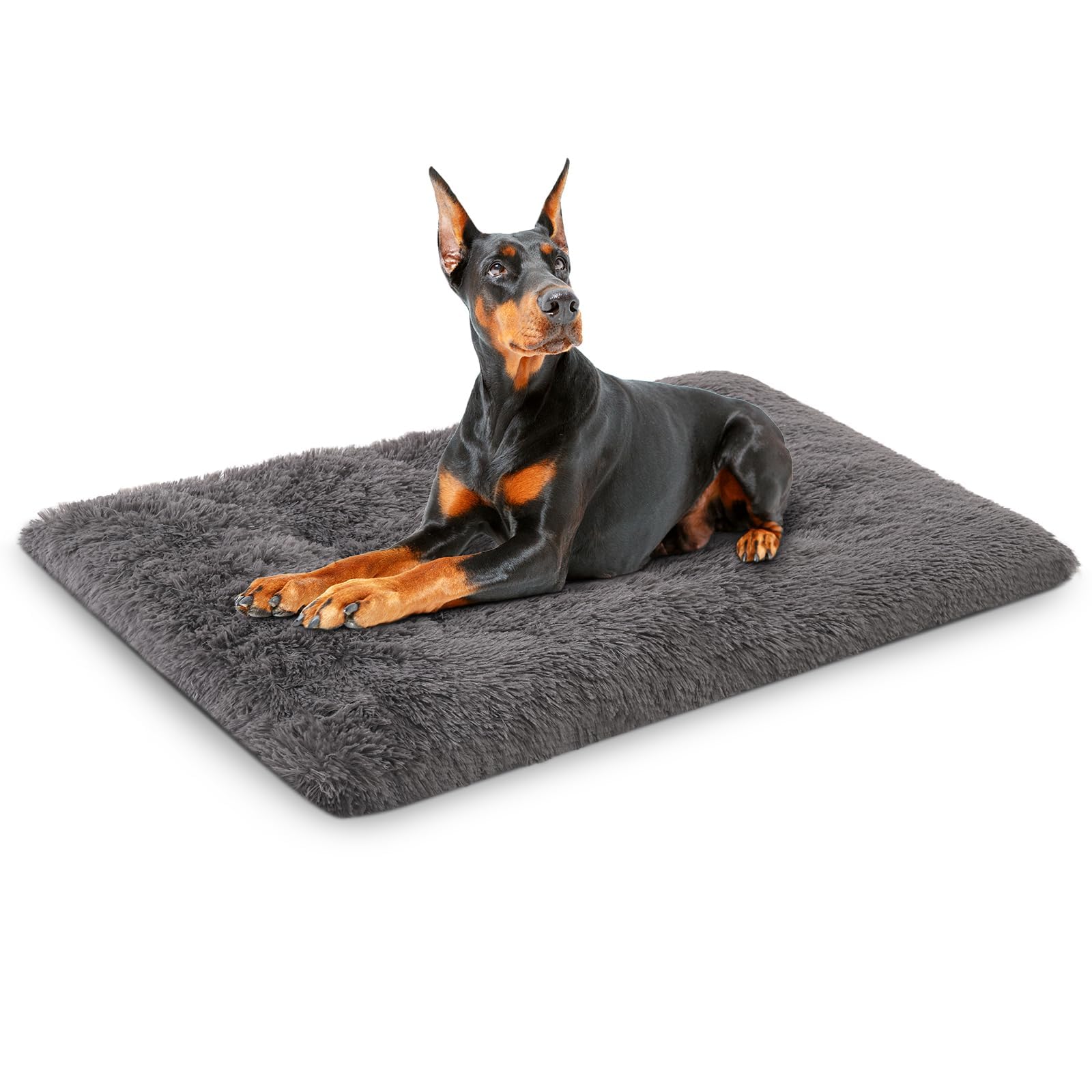 Wayimpress Xxl Dog Bed Crate Pad Mat For Cages Washable Bed For Extra Large Size Dog Soft Kennel Pad Anti-Slip Pet Bed,48' X 29