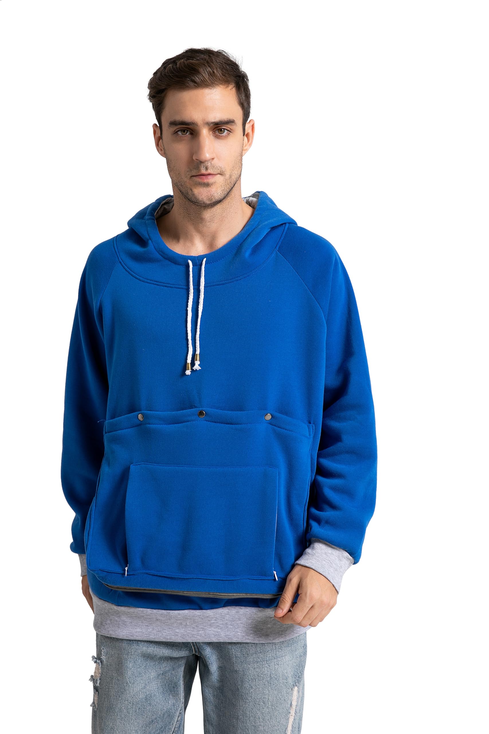 Kei Tomlison Pet Cat Dog Pouch Hoodie Small Animal Carrier - Kitten Puppy Pouch Sweatshirt Holder Fleece Unisex Hoodies Dazzling