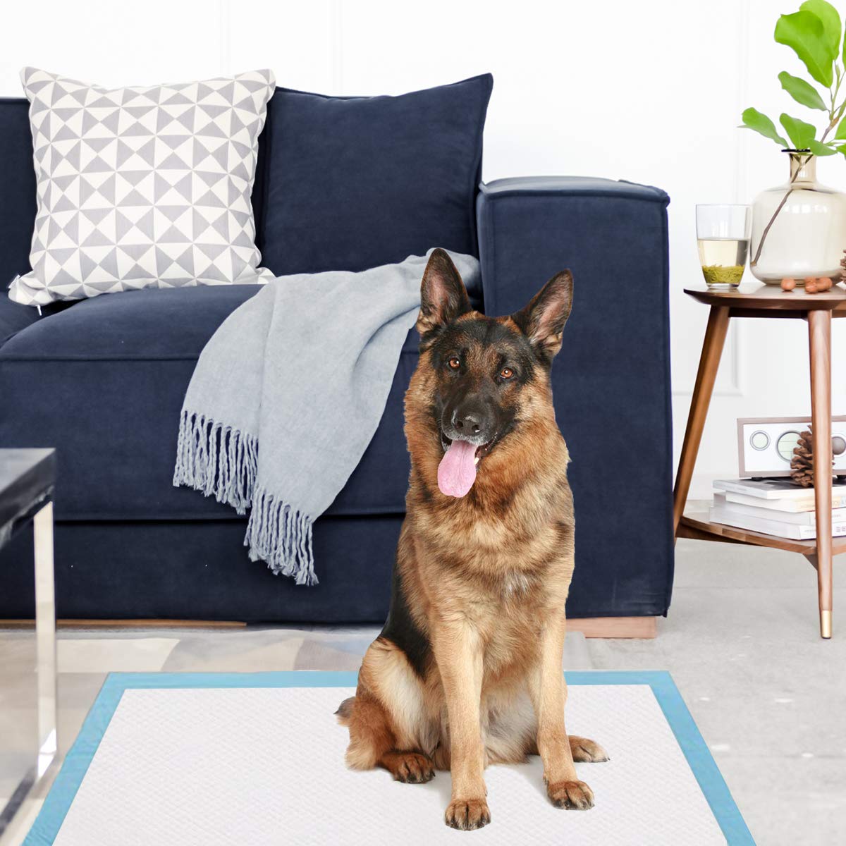 Giantex Puppy Pee Pads 150 Count, 30''X30'' Dog Potty Pads, Powerful Absorbency, 5-Layer Design, Leak-Proof Disposable Pet Piddle Training Pad For Dogs Doggie Cats Rabbits