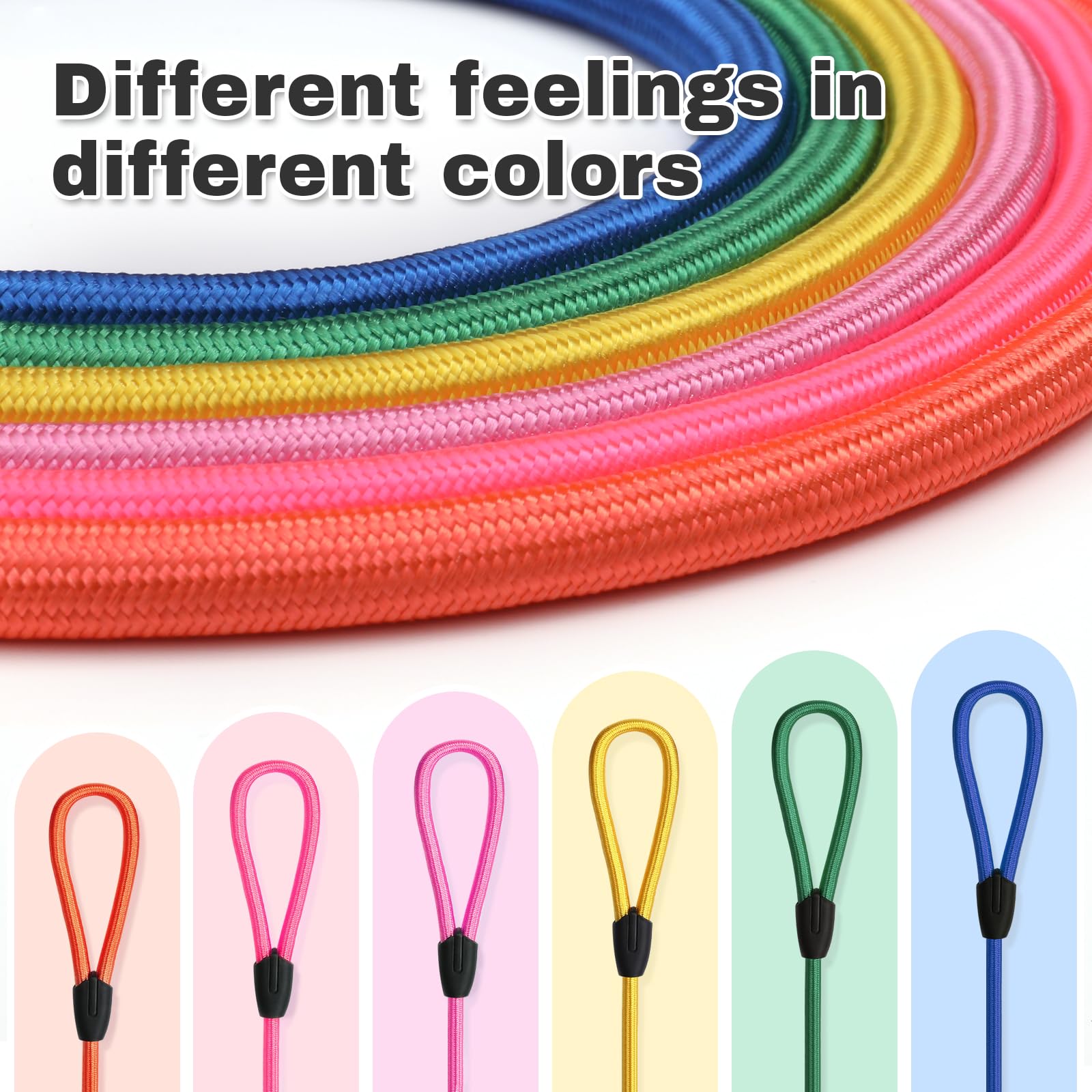 11 - Piece Set! Ultra - Strong Nylon Slip Lead Dog Leashes In 11 Stunning Colors - Ideal Training Leashes For All - Sized Dogs!