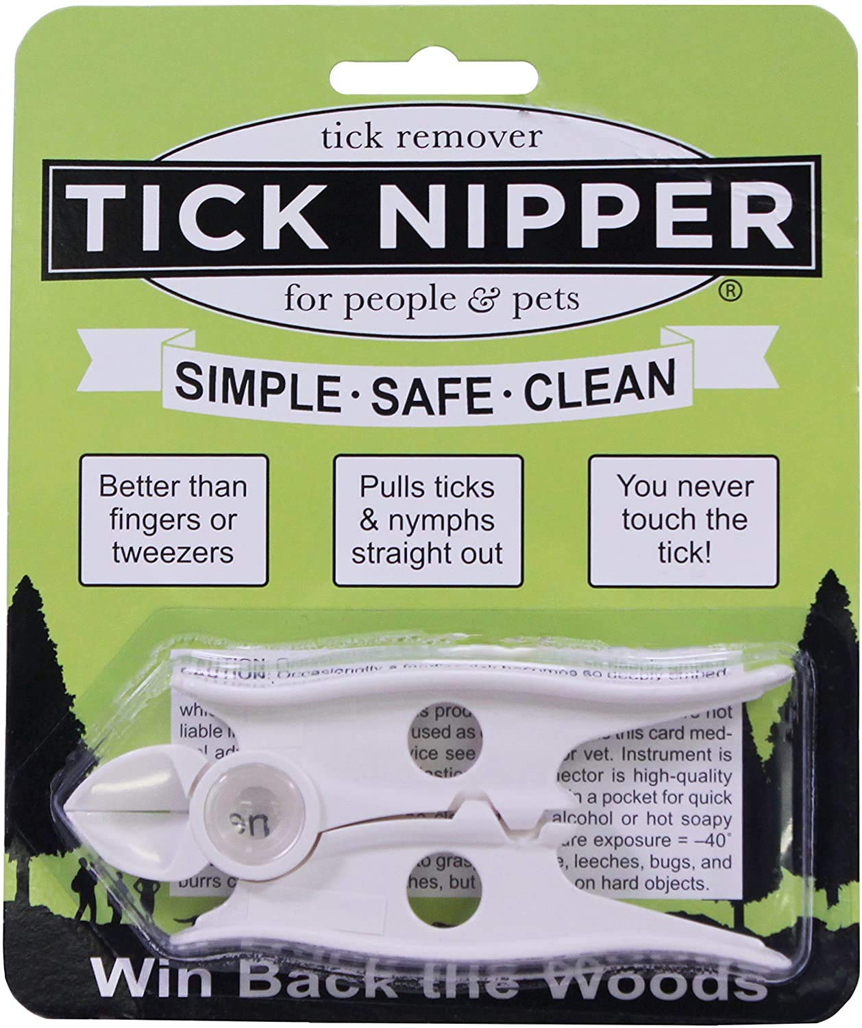 Tick Nipper Plastic Tick Removal Tool - One Size, Model TN, No Color
