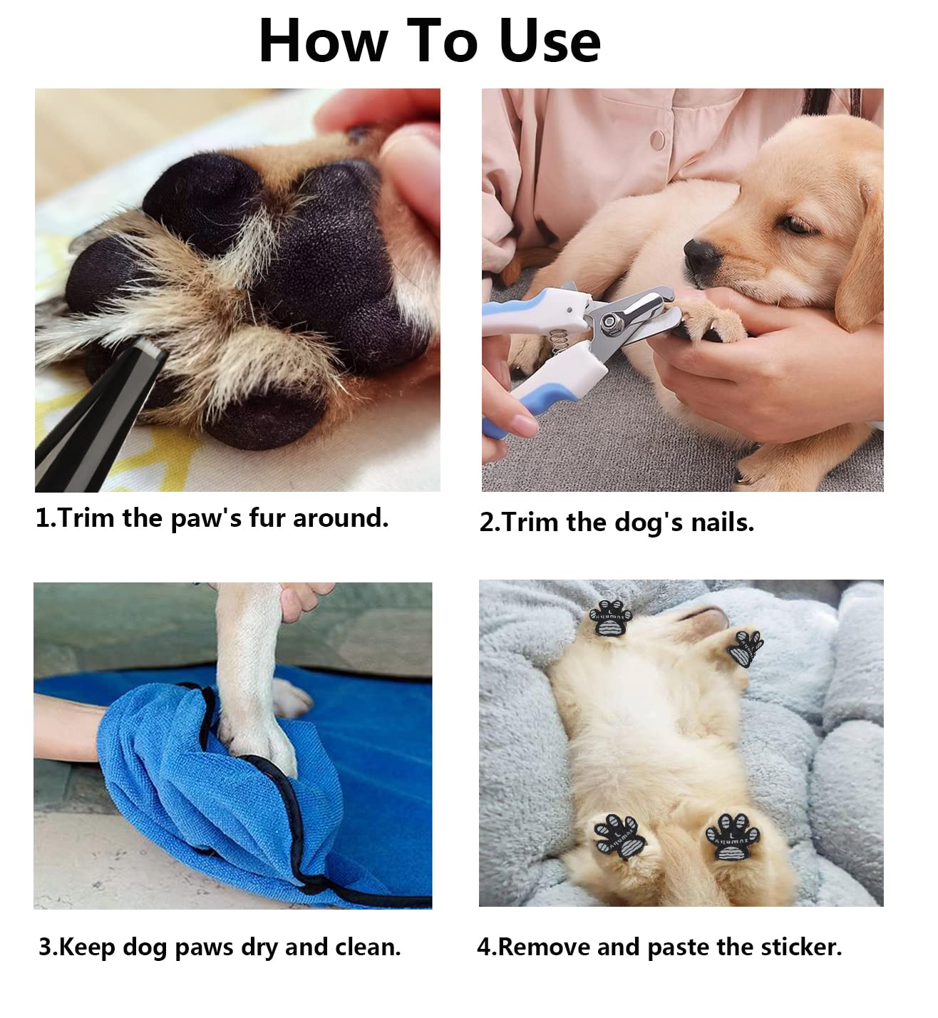 Aqumax Dog Paw Protector Anti Slip Paw Grips Traction Pads,Walk Assistant For Senior Dogs,Brace For Weak Paws Or Legs,Dog Shoes