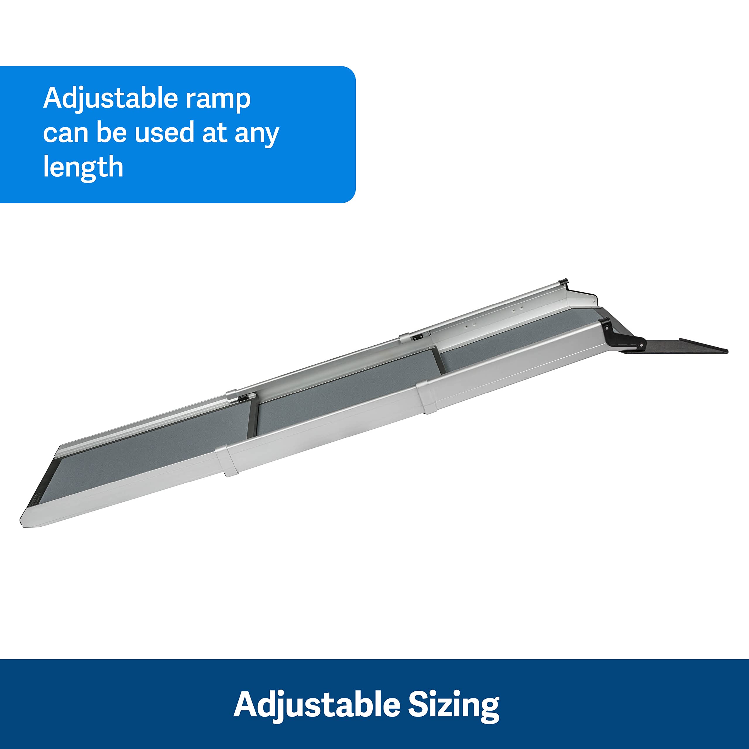 Petsafe Happy Ride Compact Telescoping Dog Ramp, Portable Pet Ramp For Cars, Trucks & Suvs With Adjustable Sizing