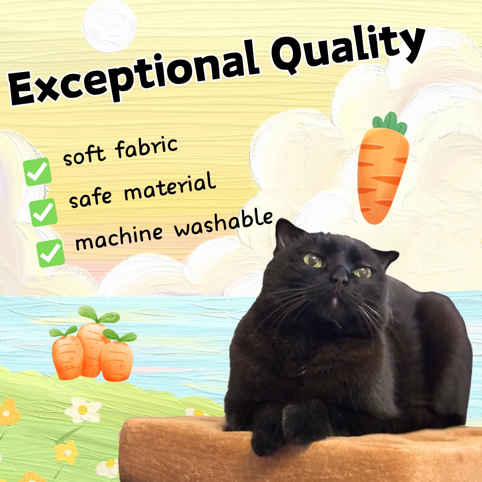 Cece Paw Carrot Catnip Toys, Interactive Feather Cat Toys For Indoor Cats, Cat Puzzle Toys For Boredom And Mental Stimulation, 1