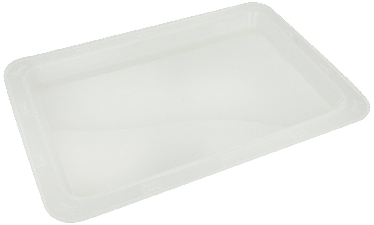 Petrageous 55142 Bone N Up Non-Slip Clear Plastic Dog Feeding Tray 19.125-Inch By 13.125-Inch Great For Dogs And Cats, White