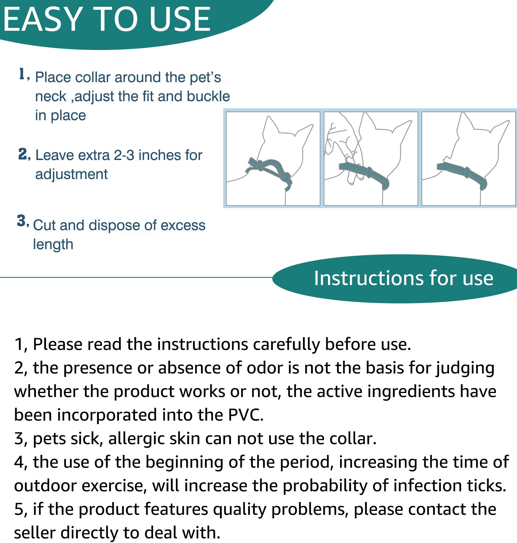 Natural Flea And Tick Collar For Small Dogs - Safe Prevention And Control Of Pests On Puppies - Waterproof And Long-Lasting - Includes Free Comb And Tick Tweezer - 2-Pack, 13.8 Inches