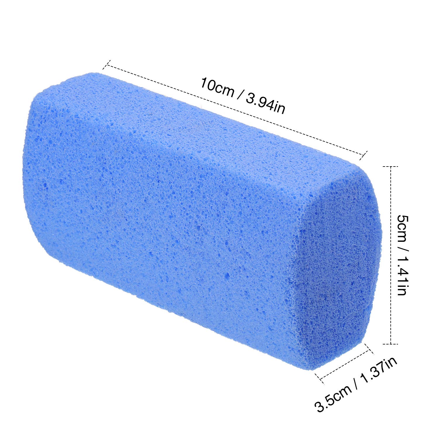 Mudder 6 Pieces Pet Hair Remover For Dog Cat Pet Hair Stone Remover Pumice Pet Hair Rock Removal Tool For Laundry Furniture Reusable Dog Hair Remover Easy To Clean, Blue, 4 Inch