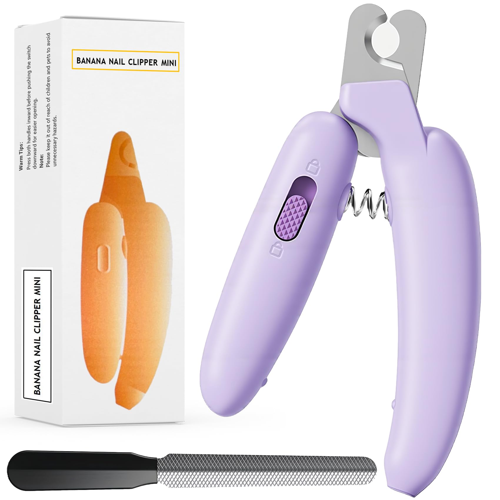 QDCYP Dog Nail Clippers,Dog Nail Trimmers for Small Medium Dogs and Cats - Professional Grooming Tool with Safety Lock, Sharp St
