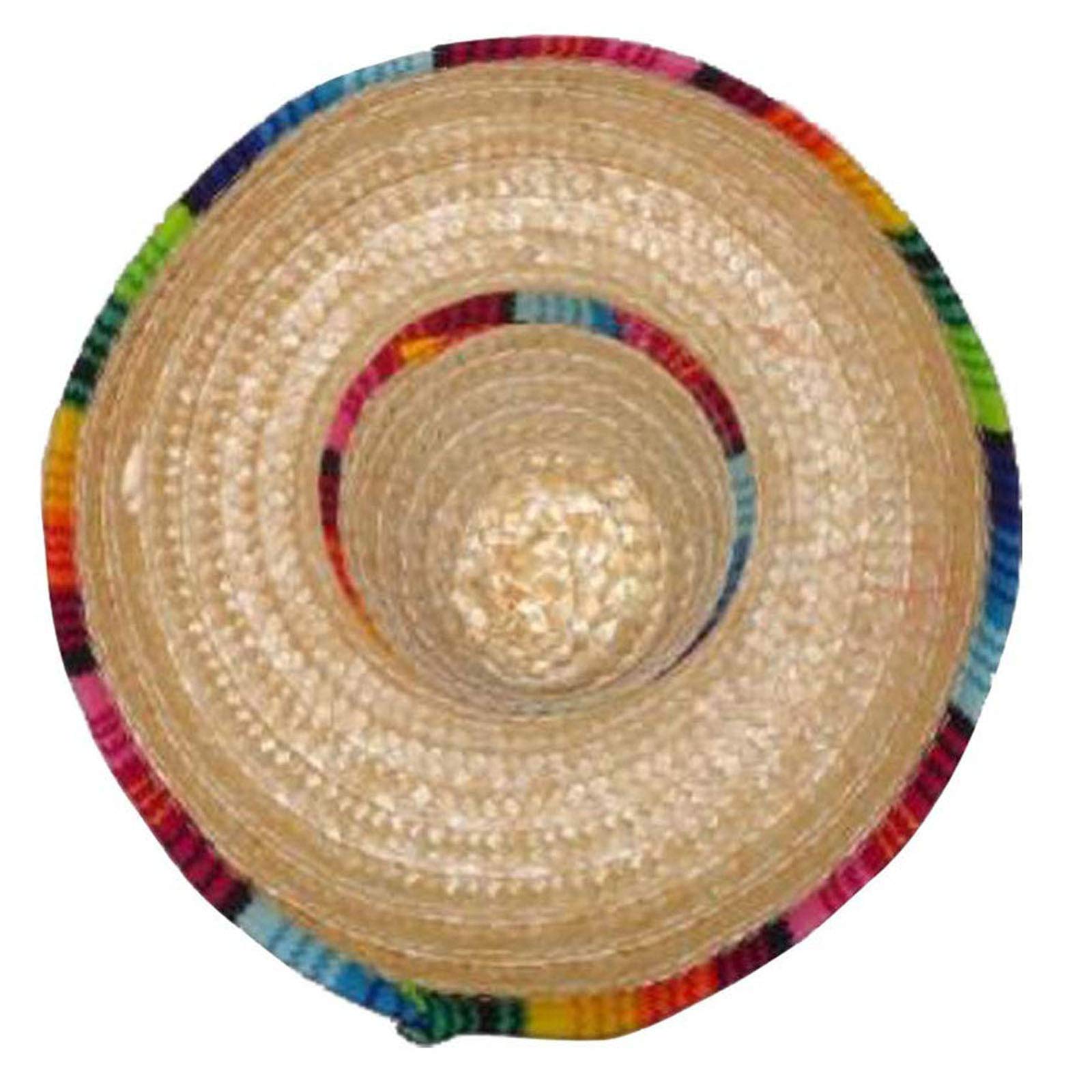 Cieovo Dog & Cat Straw Sombrero Hat, Mini Mexican Hats, One Size Fits All, Lightweight, Multi-Use Pet Apparel