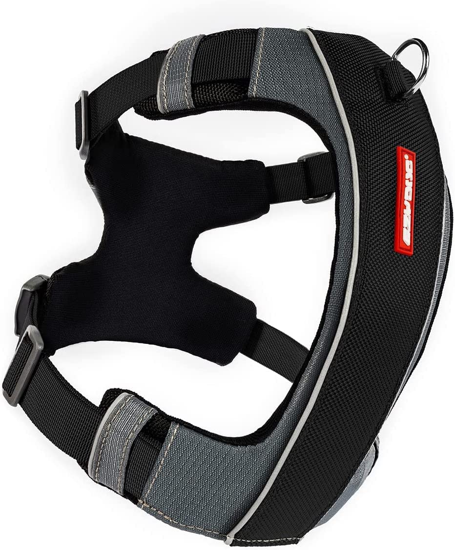 EzyDog X-Link Dog Harness - Reflective and Padded No Pull Dog Harness for Training and Everyday Walks with 2 Leash Attachment Po