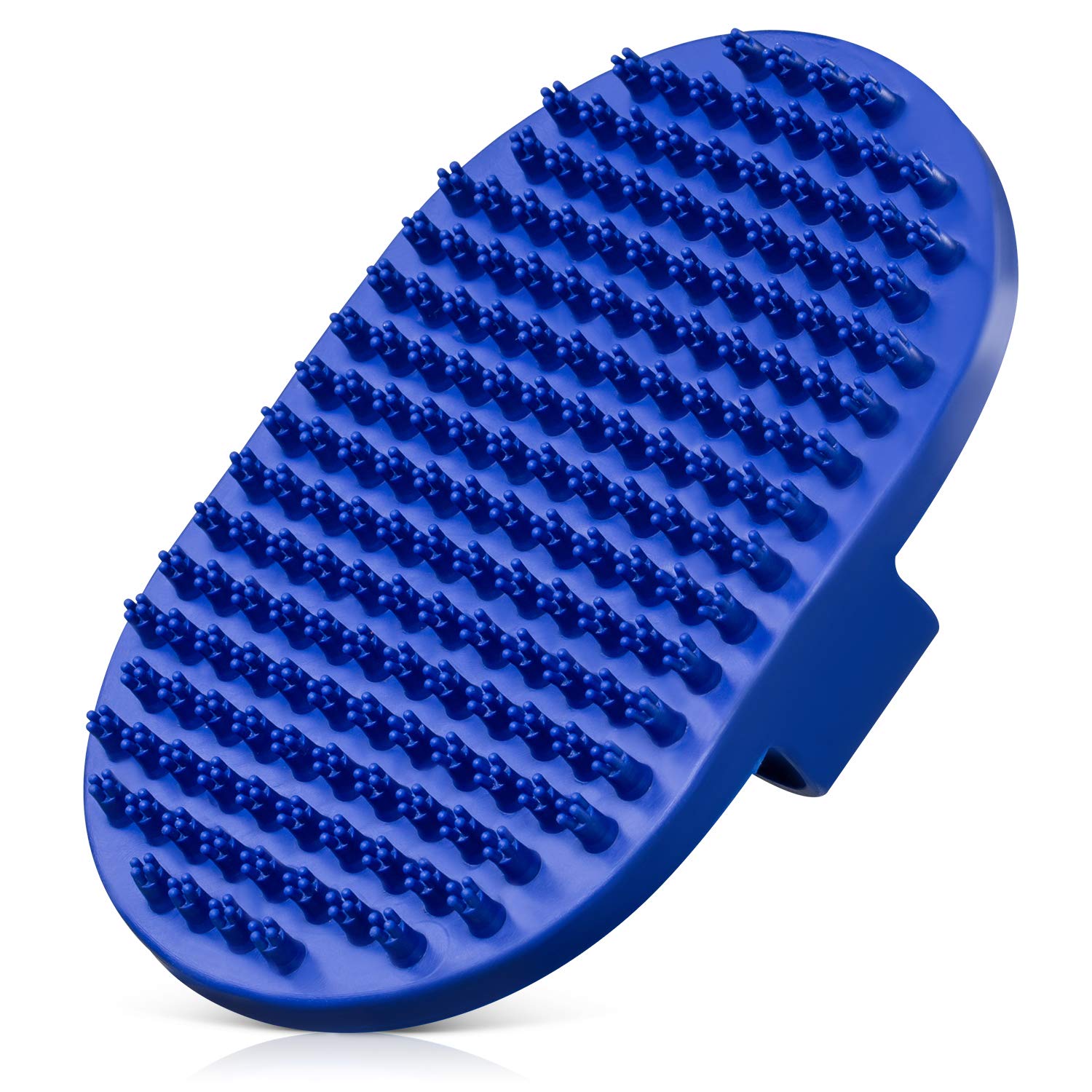 Dog Bath Brush, Ropo Rubber Massage Pet Shampoo Brush, Used For Pet Grooming, Removing Shedding Fur, Combing Tangles And Dead Fur, Suitable For Pet Dogs And Cats (Blue)