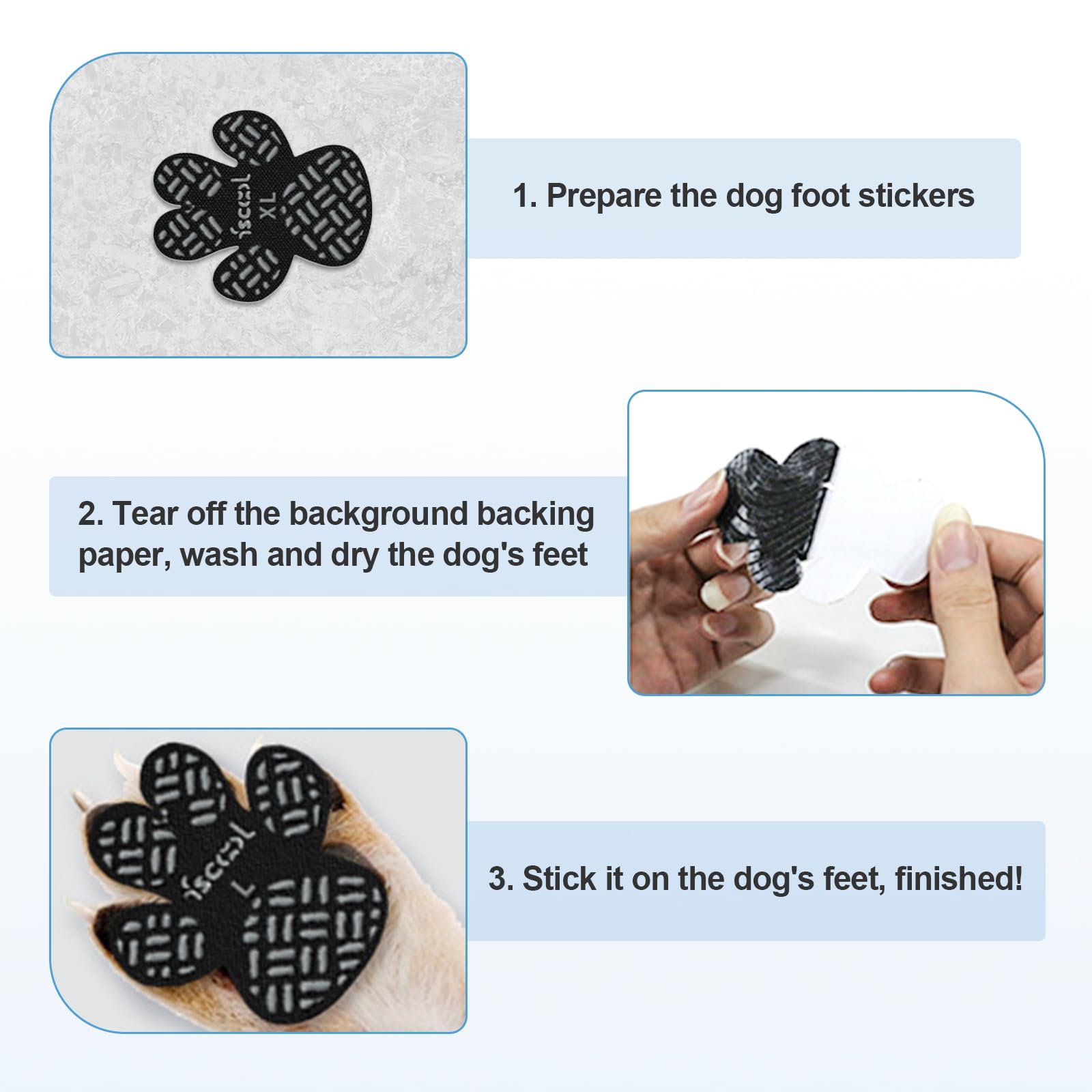 Shudyear Paw Protection Anti-Slip Handle Prevents Your Dog From Slipping On Hardwood Floors,Perfect For Hot Roads,Disposable Sel