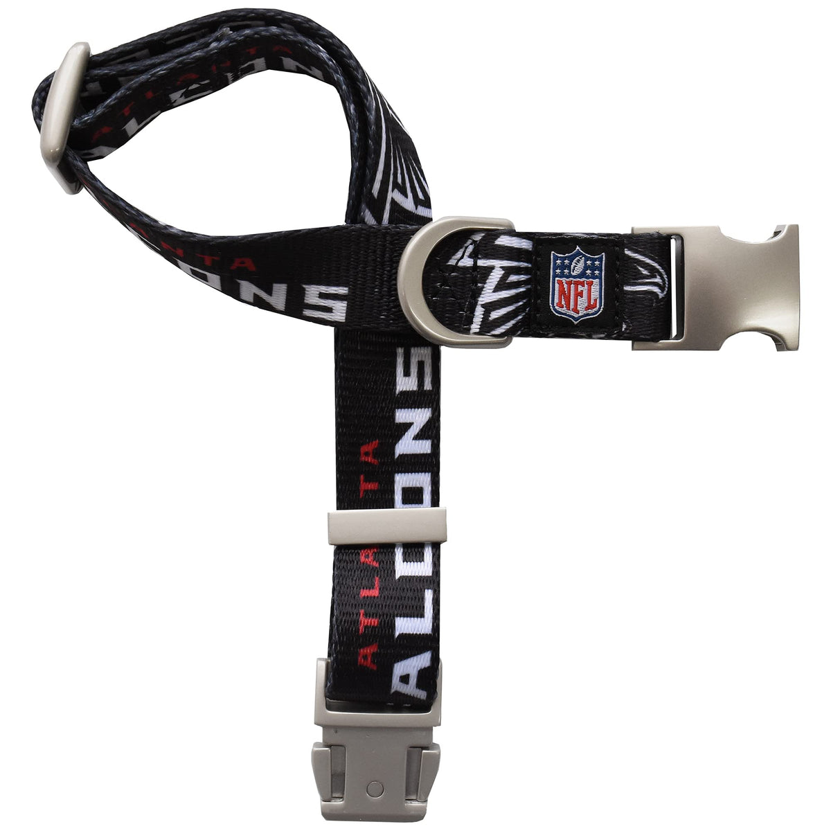 Littlearth Unisex-Adult Nfl Atlanta Falcons Premium Pet Collar, Team Color, Medium