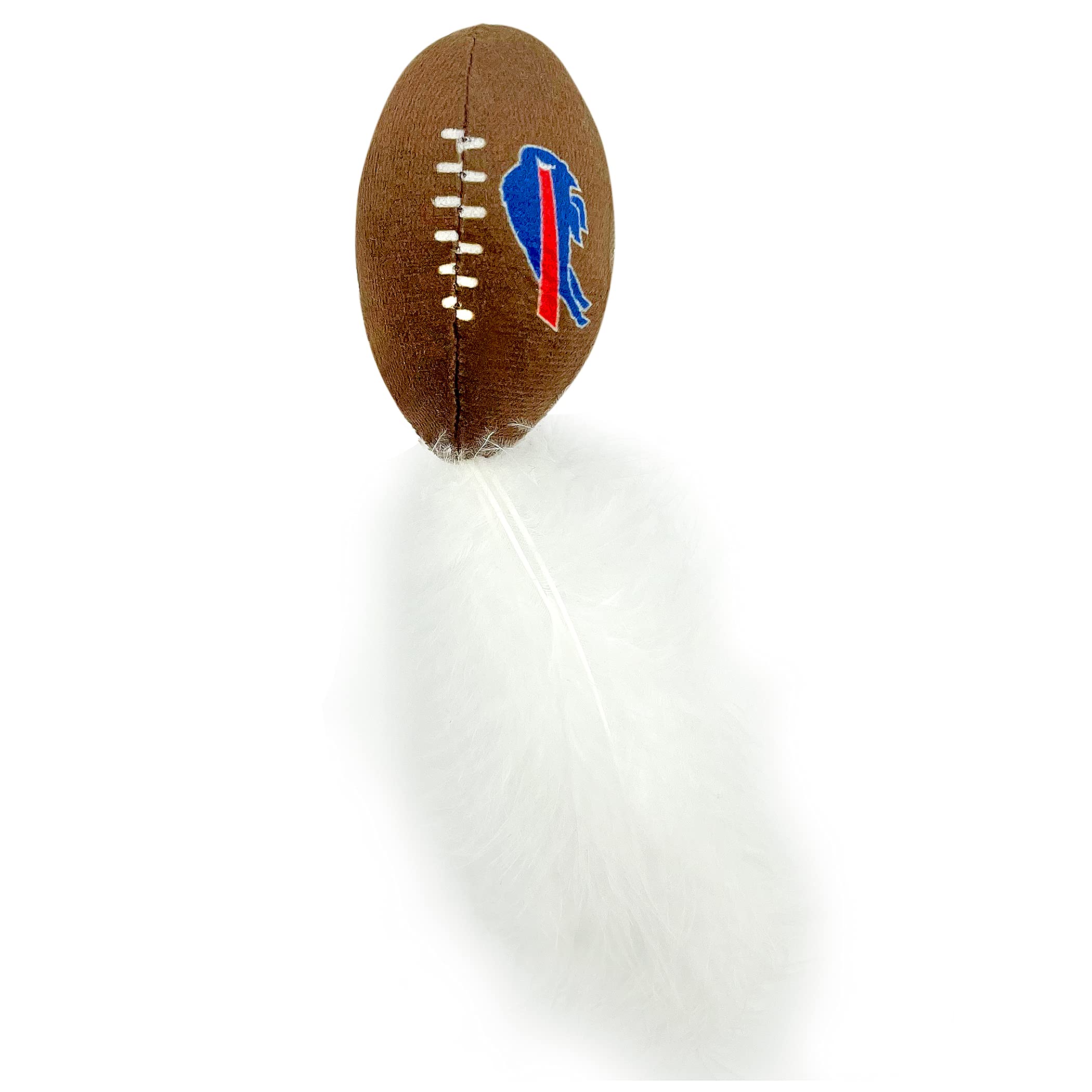 Best Plush CAT Toy - NFL Buffalo Bills Complete Set of 3 Piece Cat Toys Filled with Fresh Catnip. Includes: 1 Helmet Cat Toy, 1