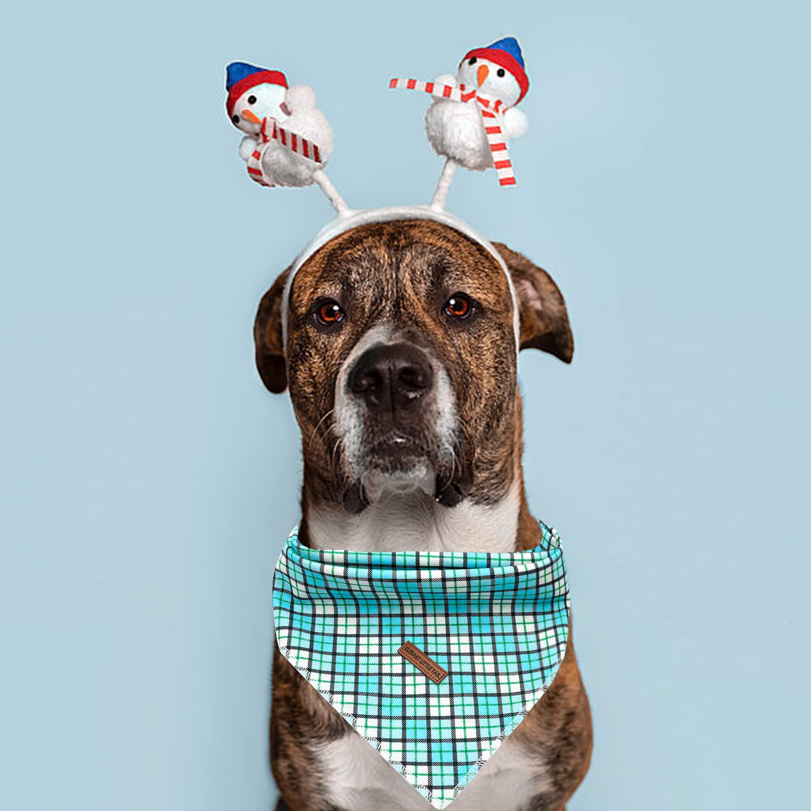 Elegant Little Tail Dog Bandana, Premium Durable Fabric 1Pc Washable Dog Scarf Male Square Dog Bib Kerchief Scarf Adjustable Pet