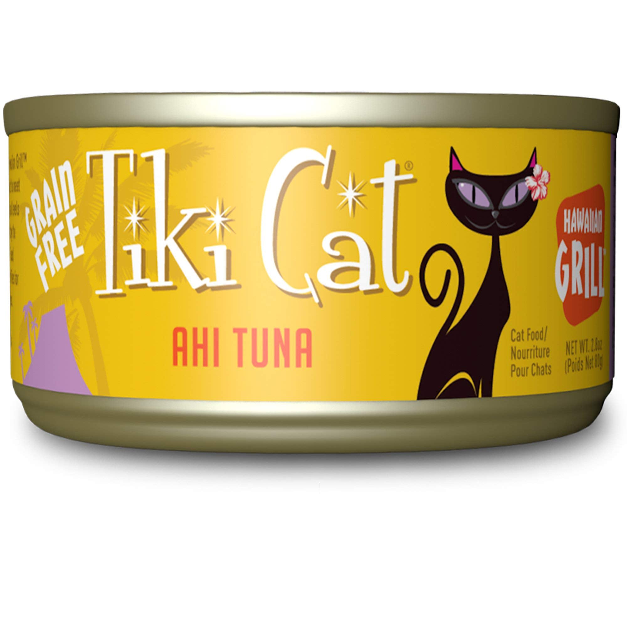 TIKI Cat Canned Food for Cats, Hawaii Grill Ahi Recipe (Pack of 12 2.8-Ounce Cans)