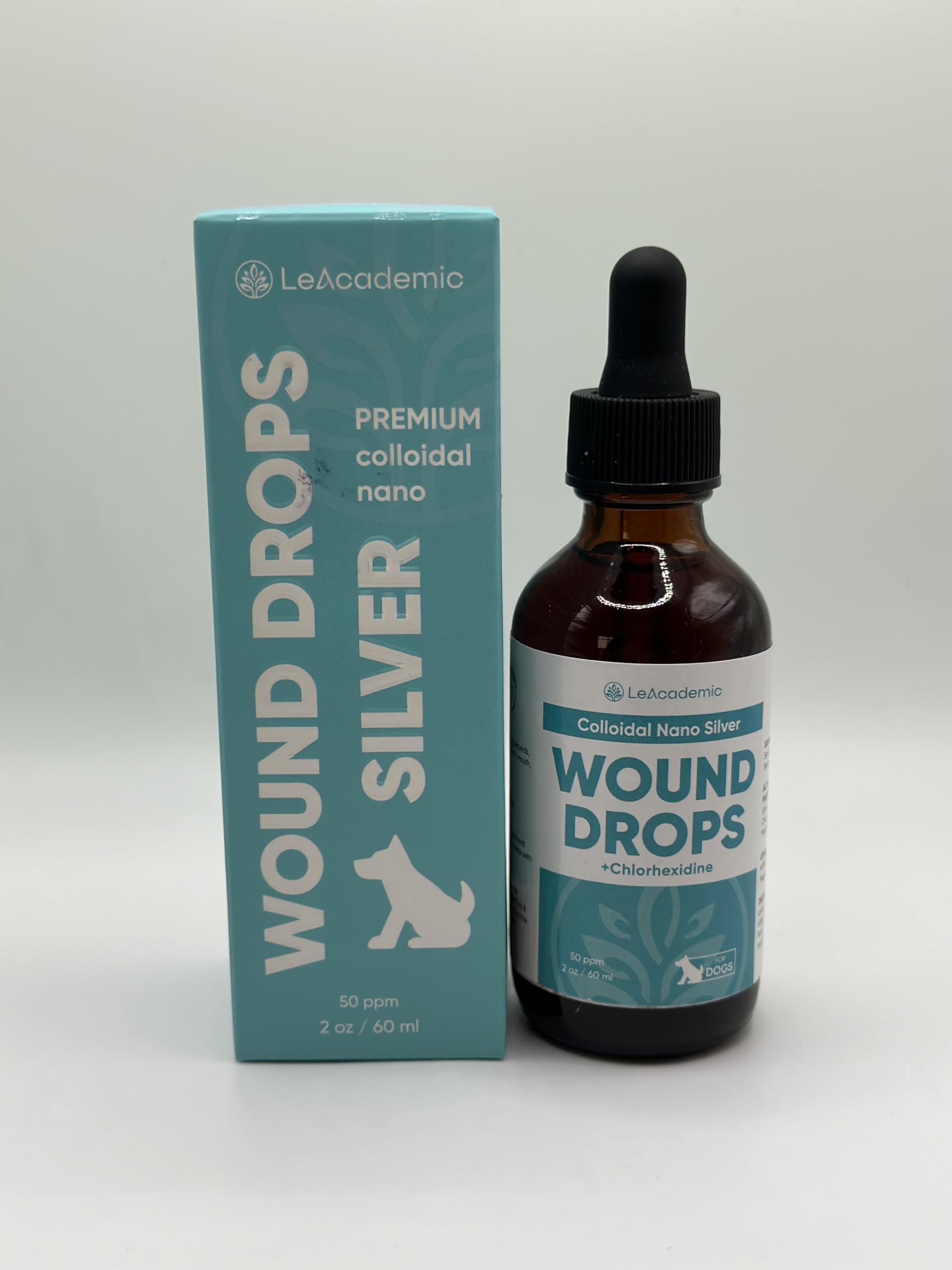 Dog Wound Care in Drops | Dog Cone May Be Helpful Here | Silver + Chlorhexidine is a Lifesaver for Skin Irritation, Scratches, B
