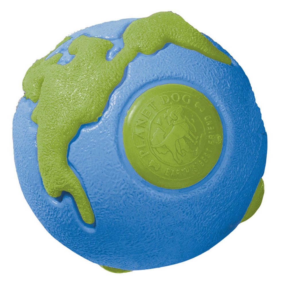 Planet Dog Orbee-Tuff Planet Ball Blue/Green Treat-Dispensing Dog Toy, Small