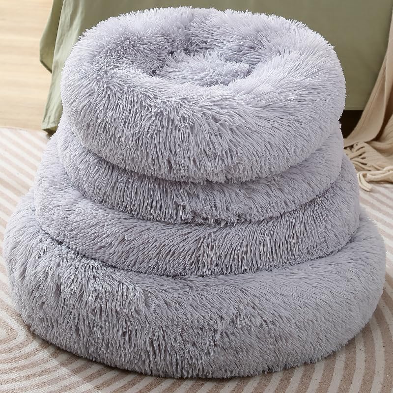 Dog Bed Cat Bed Puppy Bed Medium Dog Bed Warm Dog Bed Dog Bed Pillow Donut Bed Large Cat Bed Dog Bed Medium Size Round Puppy Bed