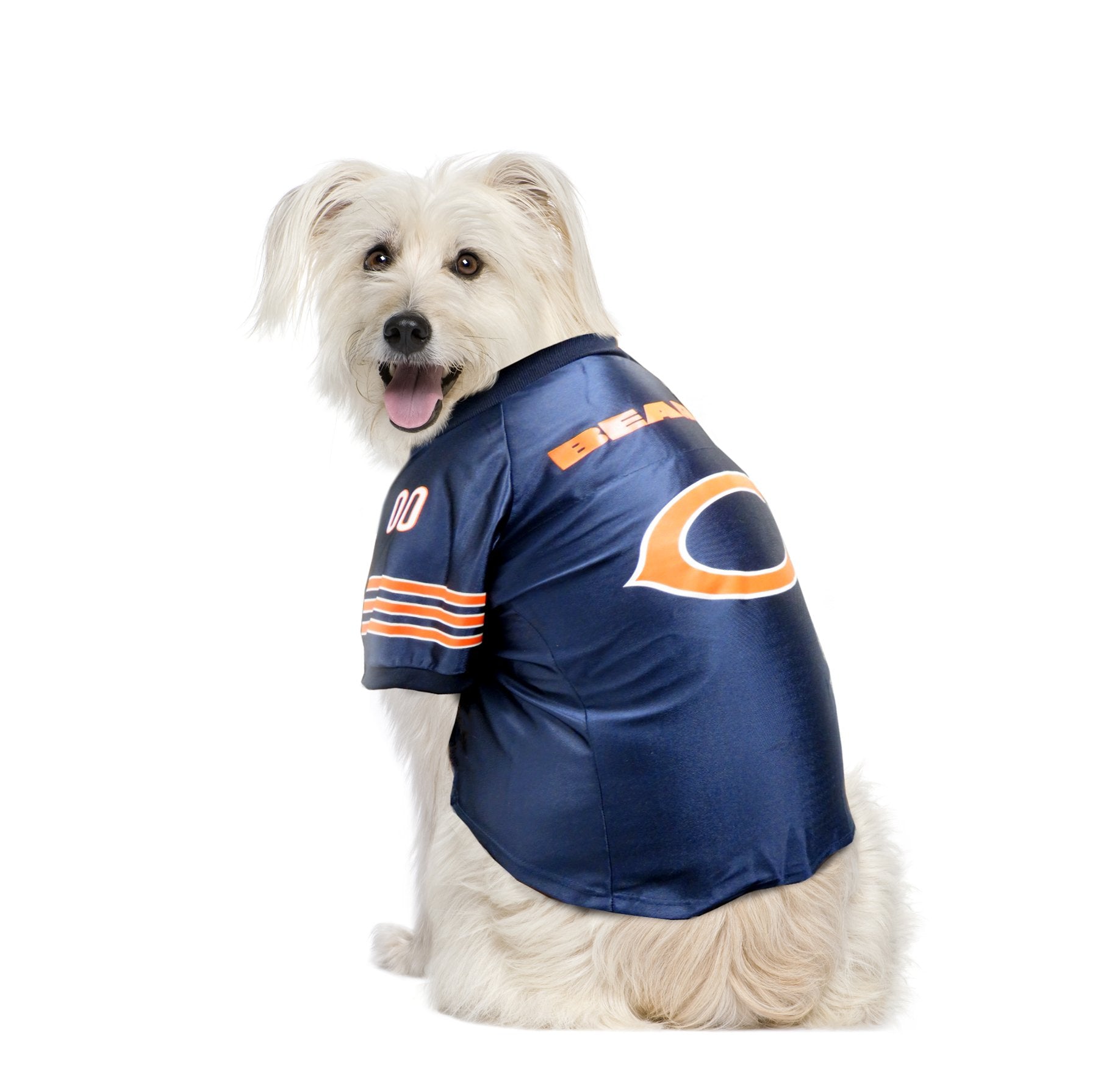 Littlearth Unisex-Adult Nfl Chicago Bears Premium Pet Jersey, Team Color, X-Small