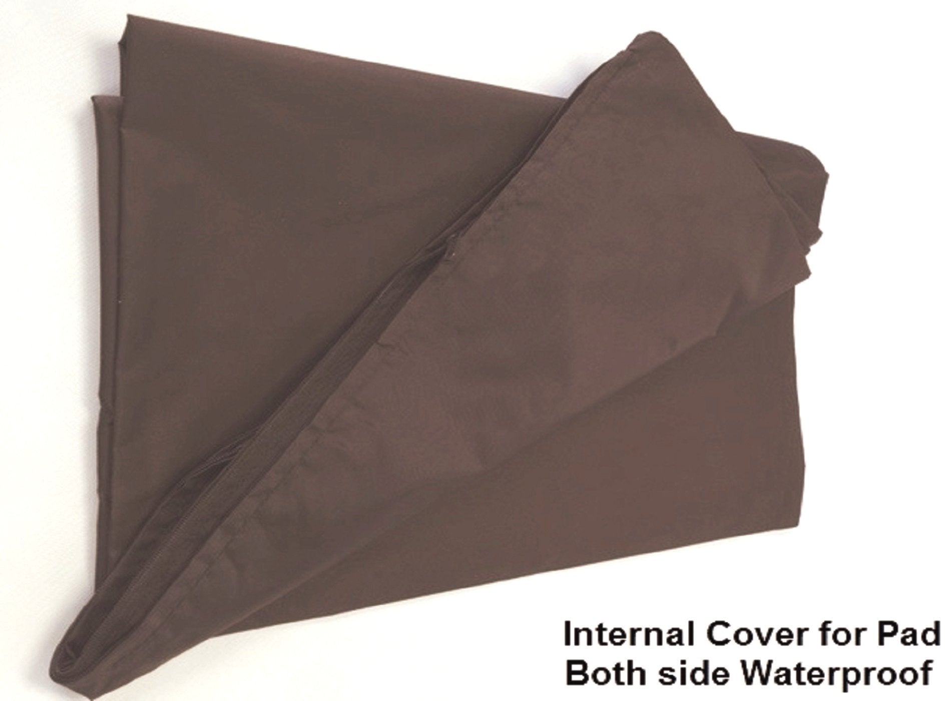 Dogbed4Less 1 Pack Internal Duvet Case Waterproof Zipper Dog Bed Cover For Jumbo/Xxxl Large 55'X47'X4' Memory Foam Pad Pet Bed - 59'X51' Flat