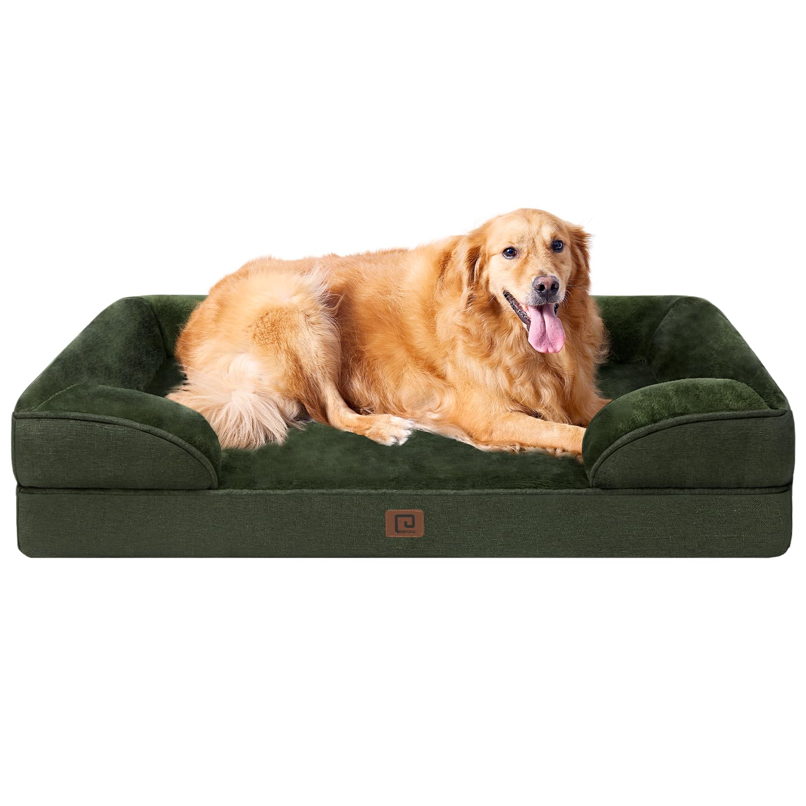 Eheyciga Orthopedic Dog Beds For Extra Large Dogs, Waterproof Memory Foam Xl Pet Bed With Sides, Non-Slip Bottom And Egg-Crate F
