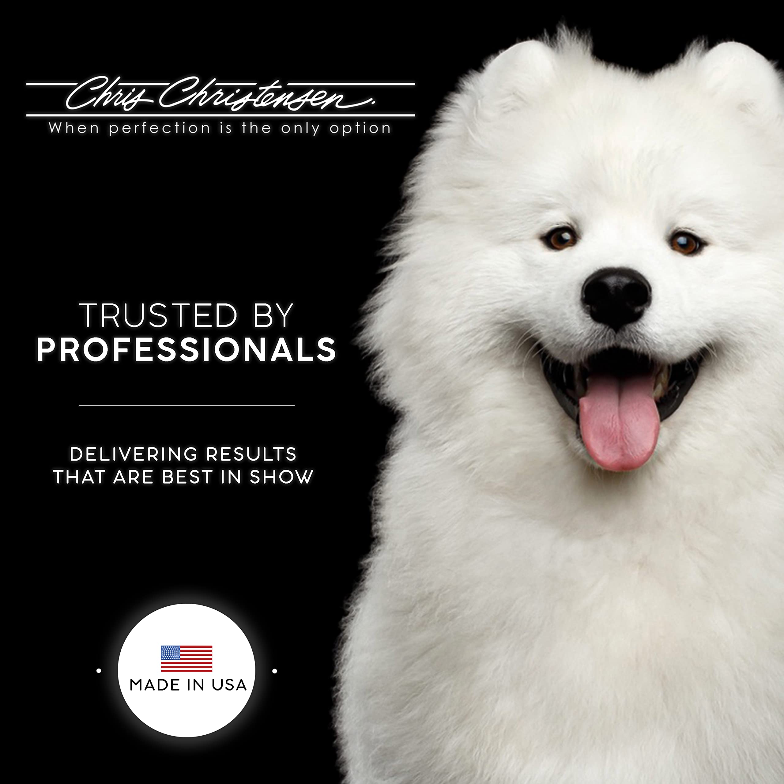 Chris Christensen Ice On Ice Strengthening Dog Shampoo, Groom Like Professional, Revives Dry, Damaged Coats & Strands, All Coat Types Made In Usa 16Oz