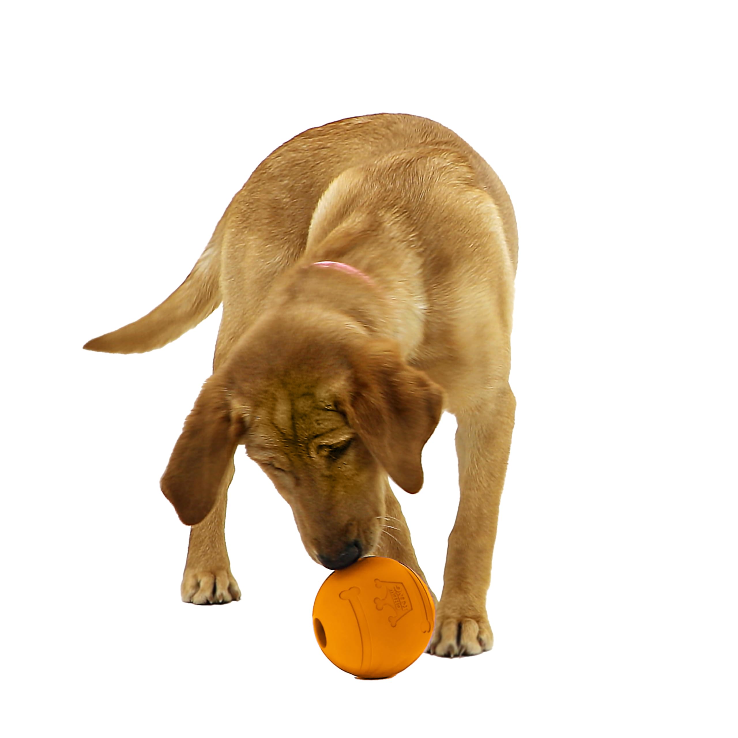 Chew King Flavored Rubber Ball Collection, 4 Inch Bacon Flavor Rubber Fetch Balls 2-Pk