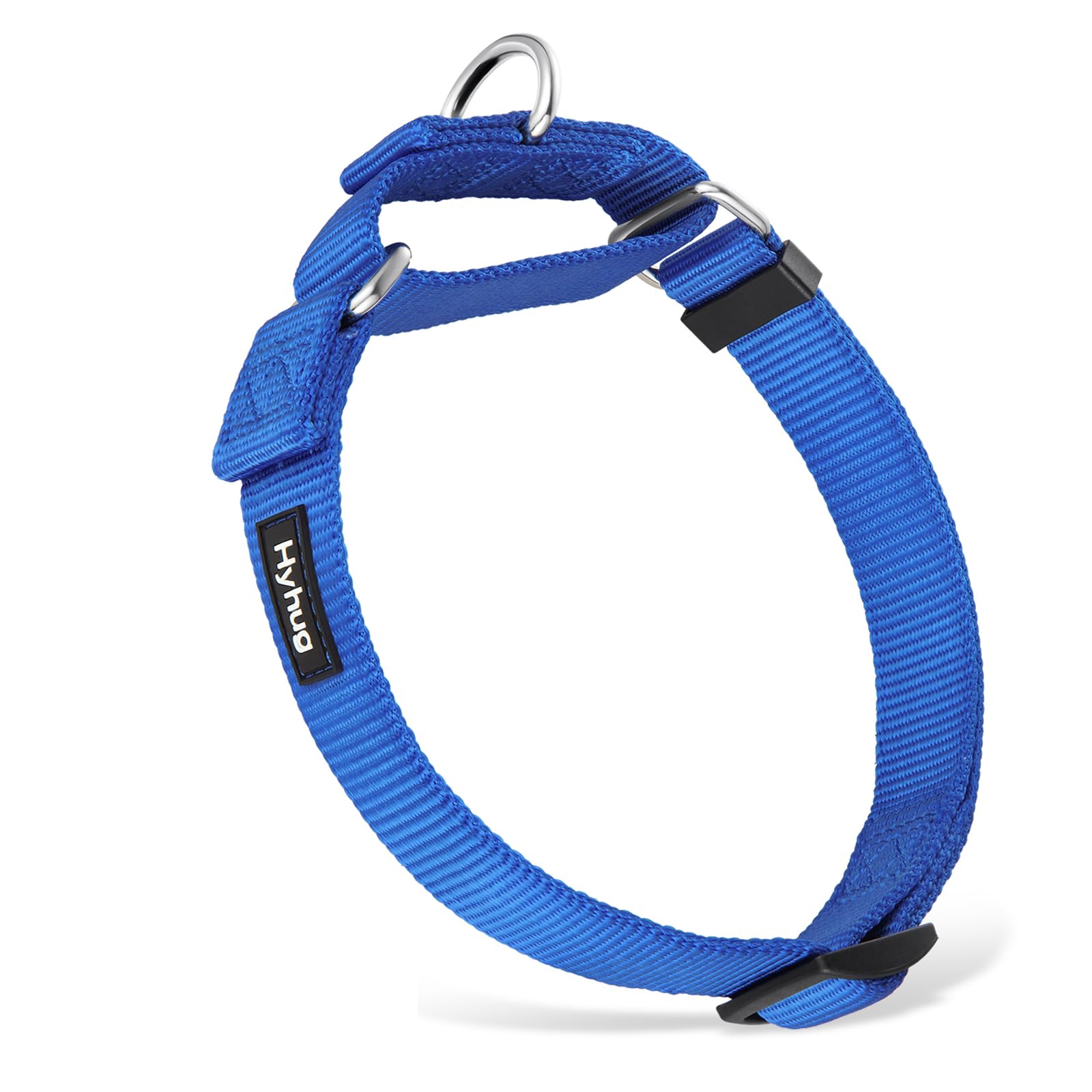 Hyhug Heavy Duty Nylon Escape-Proof Martingale Dog Collar for Large Giant Breeds Dogs Comfy and Safe Collar - Daily Use Walking 
