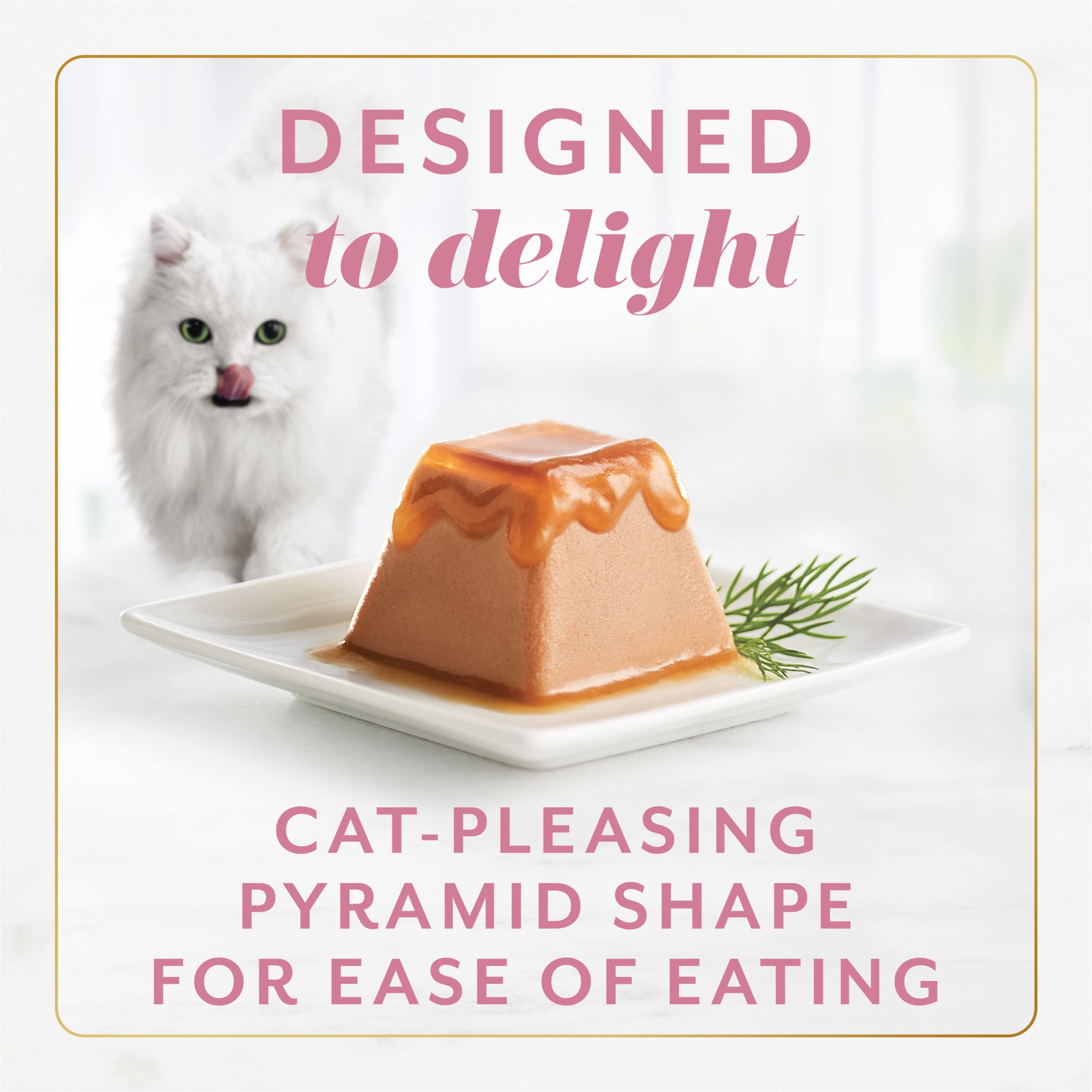 Fancy Feast Gems Pate Cat Food Mousse With Salmon and a Halo of Savory Gravy Cat Food - (Pack of 8) 4 oz. Boxes
