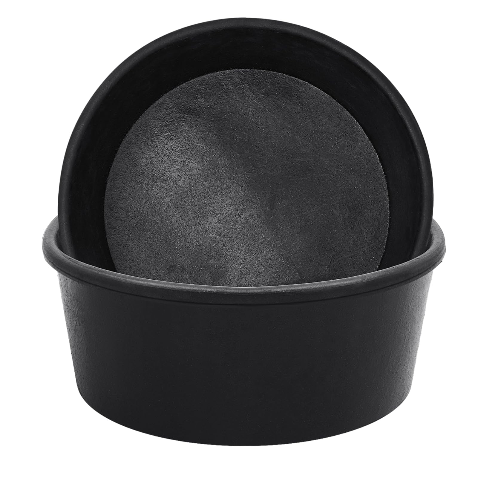 Sadnyy 4 Pcs Rubber Feeder Pan, Rubber Feed Pan Utility Horse Feed Bucket Dog Bowl Horse Feeder for Cats Dogs Goats Chicken Dust