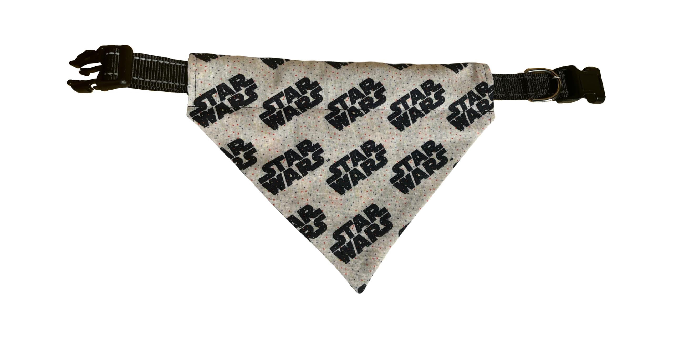 Cute Dog Bandana | Galaxy Far Far Away | Retro | Reversible Slip On Dog Bandana | Slip Over The Collar Bandana | For Small Mediu