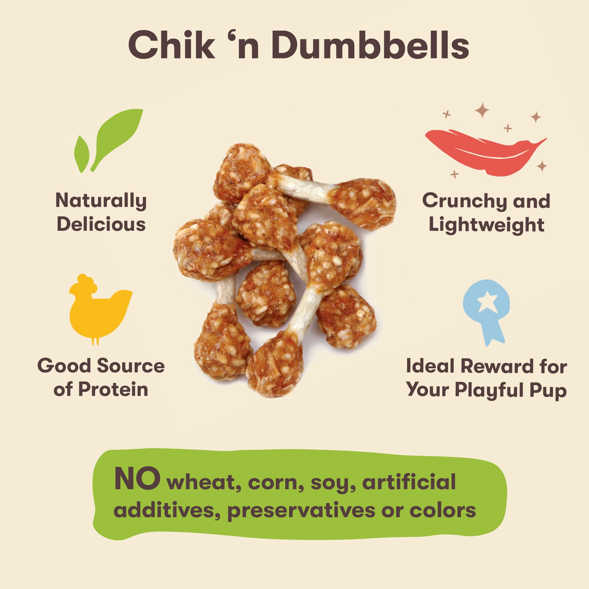 PNS 8OZ CHIK N DUMBBELLS