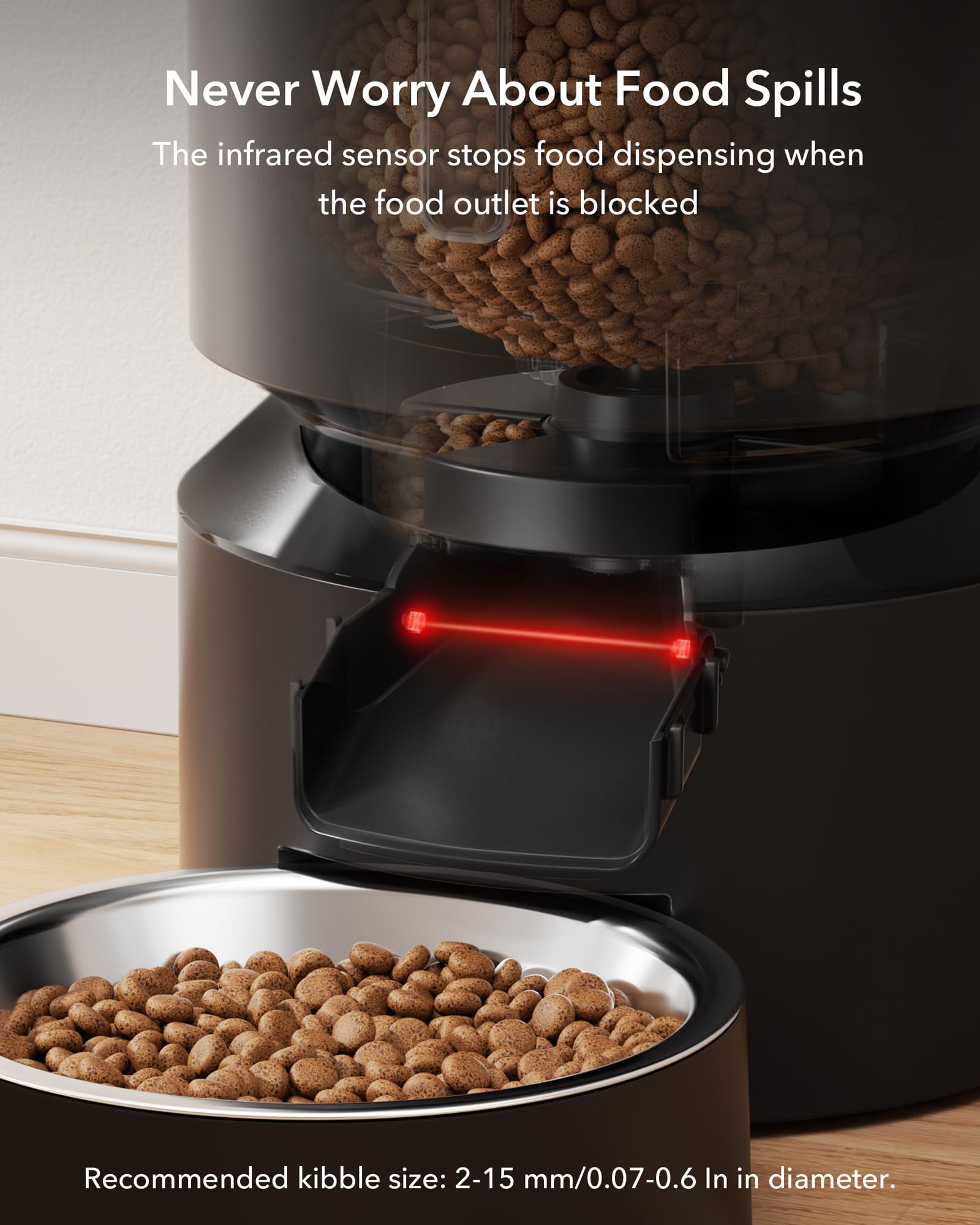 PETLIBRO Automatic Cat Feeder, Automatic Dog Feeder with Freshness Preservation, 5L Timed Cat Feeders for Dry Food, Up to 6 Meal