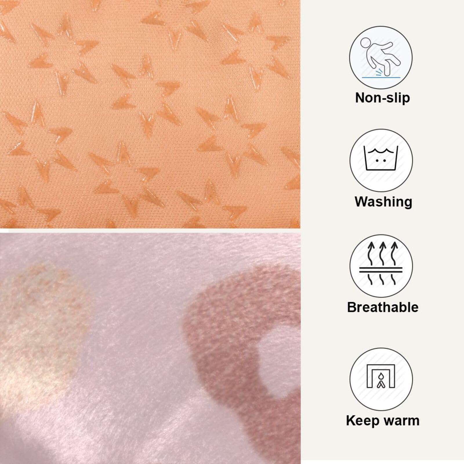 Coikll Leopard Pink Pet Bed Pad Soft Dog Bed Mat With Anti-Slip Bottom, Machine Washable Crate Pad Mattress For Dog Sleeping- 24