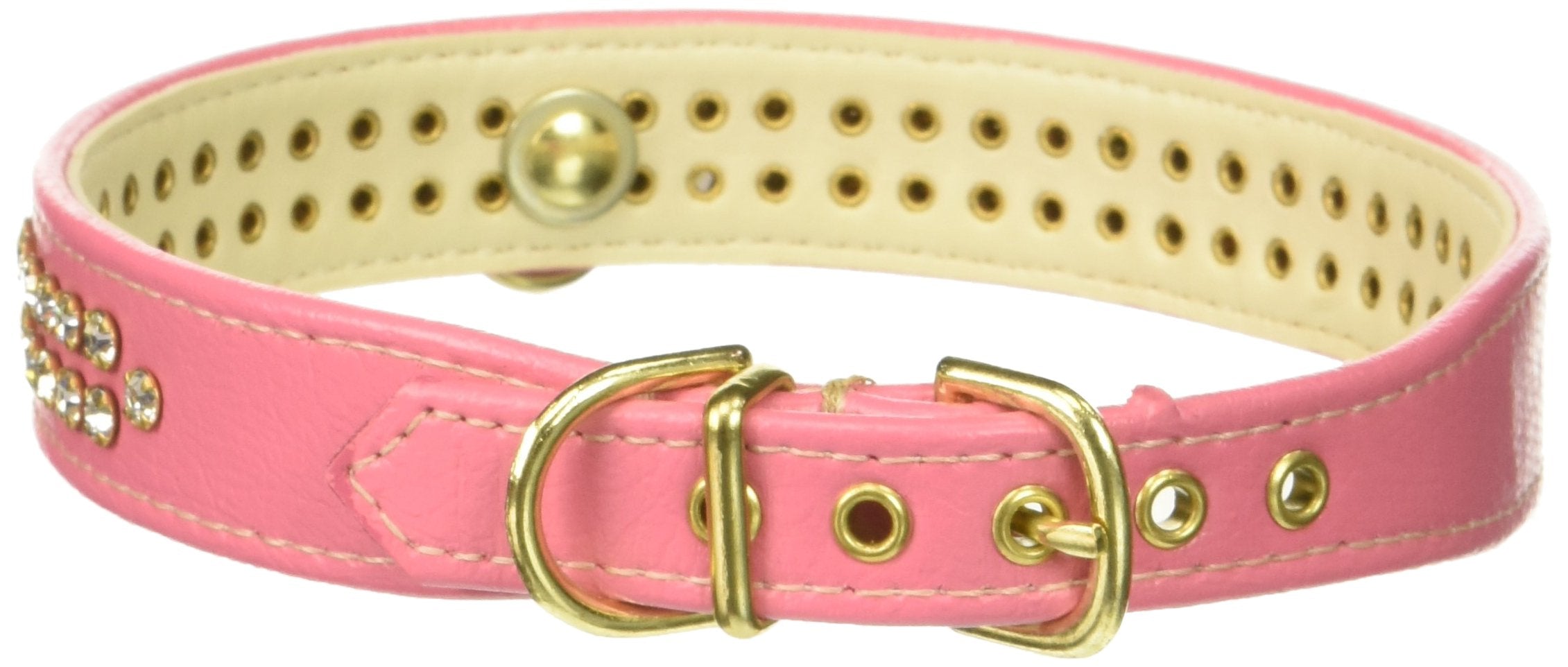 Dog, Puppy & Pet Collar, 72 Clear Crystal Jewelry Set Pink 18