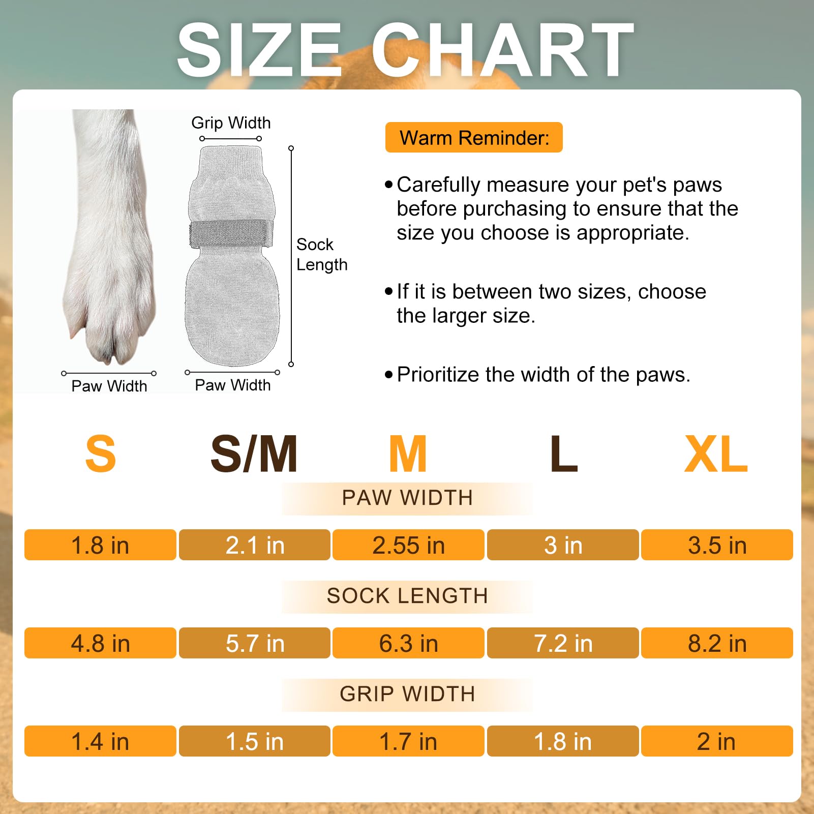 Beautyzoo Dog Socks To Prevent Licking Paws, 3 Pairs Anti Slip Dog Shoes For Hot Pavement Hardwood Floors, Traction Control Toe