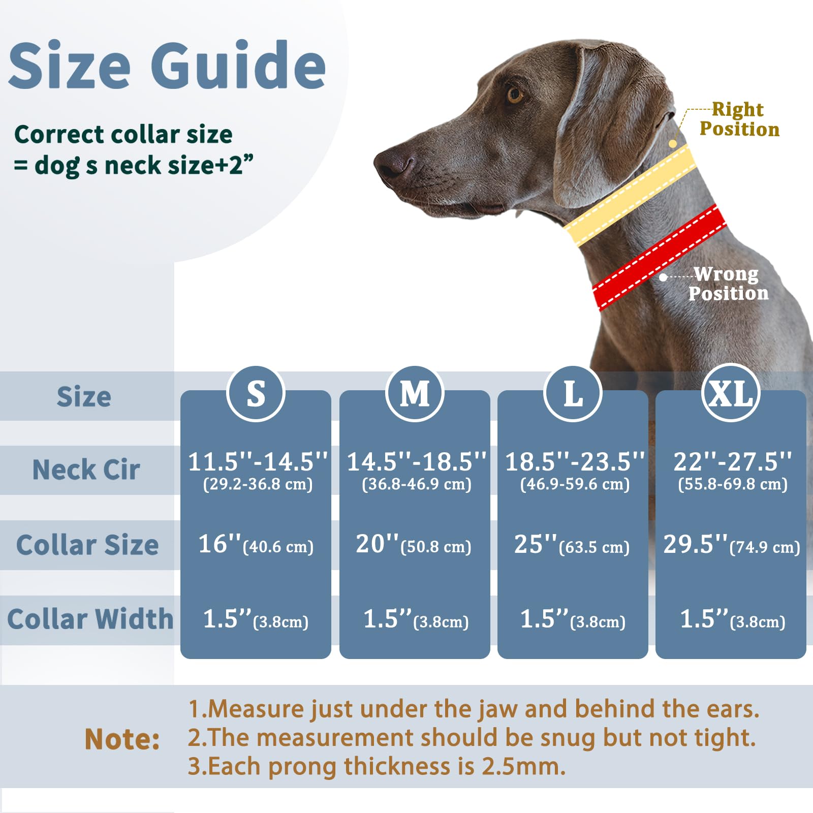 Mayerzon No Pull Dog Collar, Patented Martingale Collar For Small Medium Large Dogs With Buckle And Heavy Duty Nylon For Walking