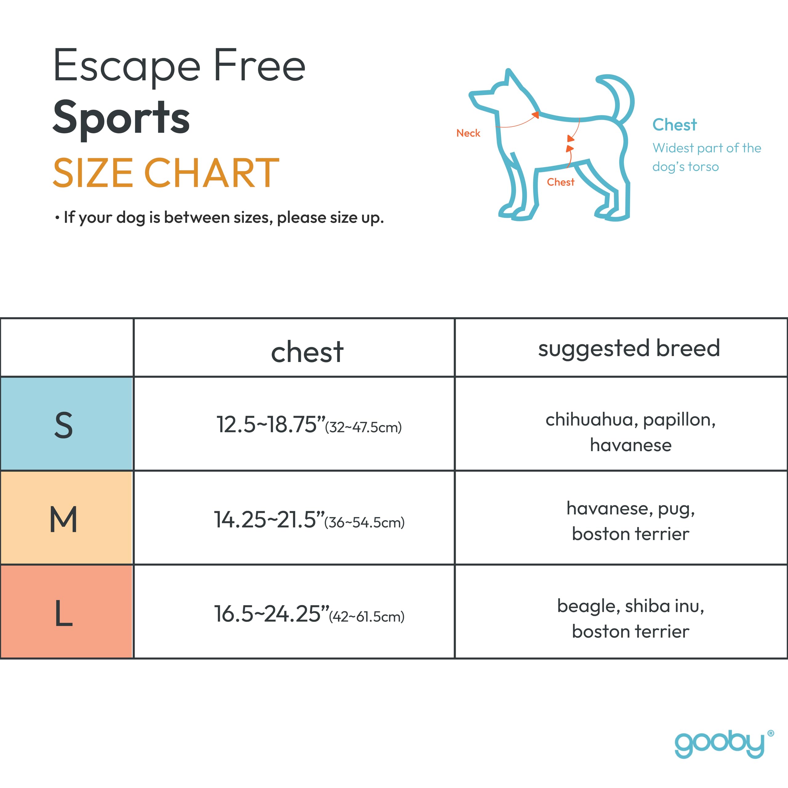 Gooby Escape Free Sport Harness - Blue, Medium - No Choke Step-in Patented Neoprene Small Dog Harness with Four-Point Adjustment