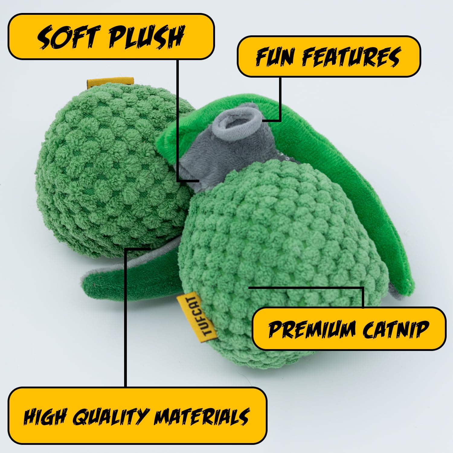 Cat Toy Grenade Tnt And Cigar, Cat Toys For Indoor Cats, Kitten Toys, Catnip Toys For Cats Of All Breeds, Action Themed Fun For