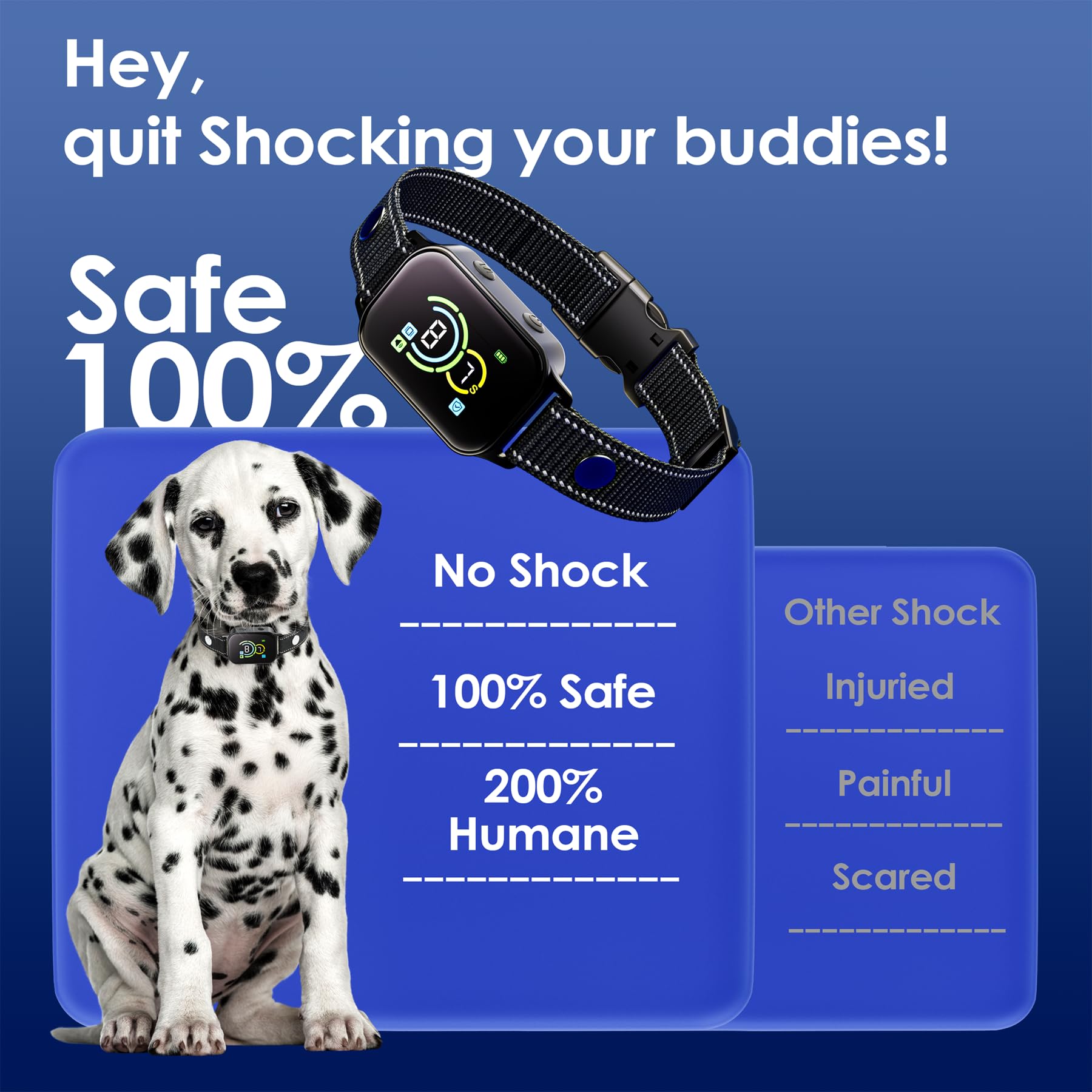 Dog Bark Collar For 2 Pack,Bark Collar For Small Dogs,Humane Barking Collar,Auto Barking Collar,Adjustable Beep Vibration Modes